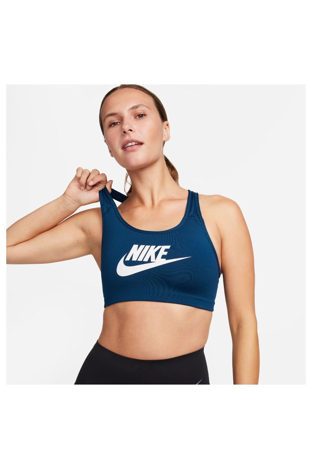 Nike Swoosh Futura Bra Blue Women 899370-460