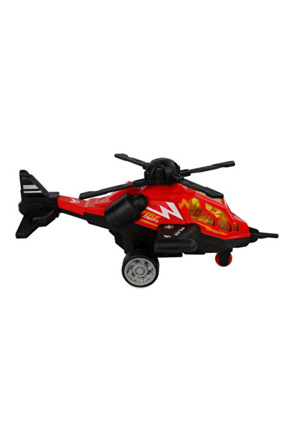 Sesli Işıklı Helikopter Kırmızı  (  1  ADET  )