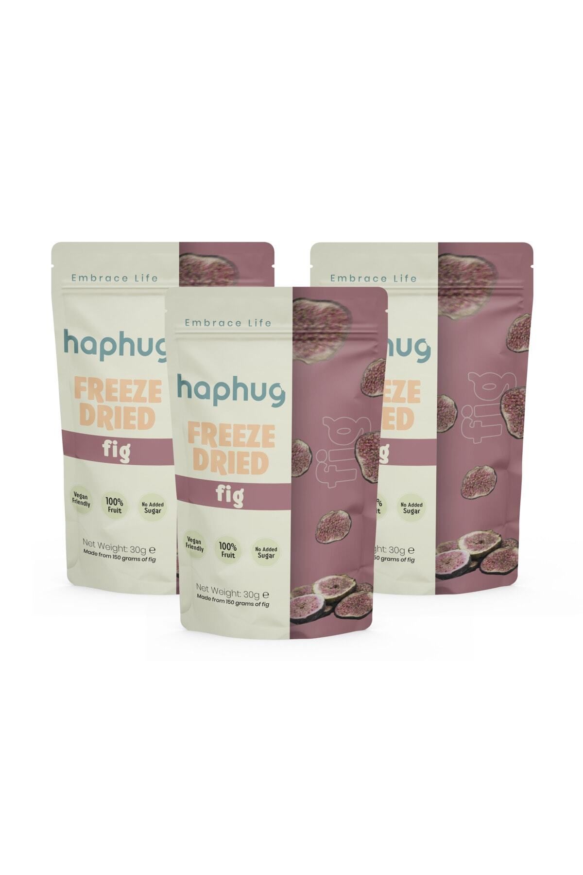 HapHug 3'lü Paket Freeze Dried Incir - Dondurularak Kurutulmuş Meyve - Meyve kurusu 3x30gr