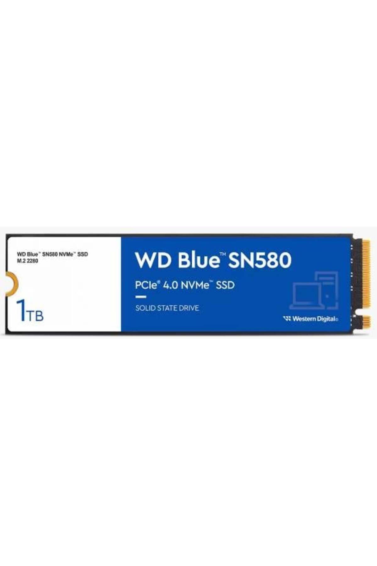 WD 1tb Blue M.2 Nvme Sn580 Gen4 4150/4150mb/s S100t3b0e Ssd