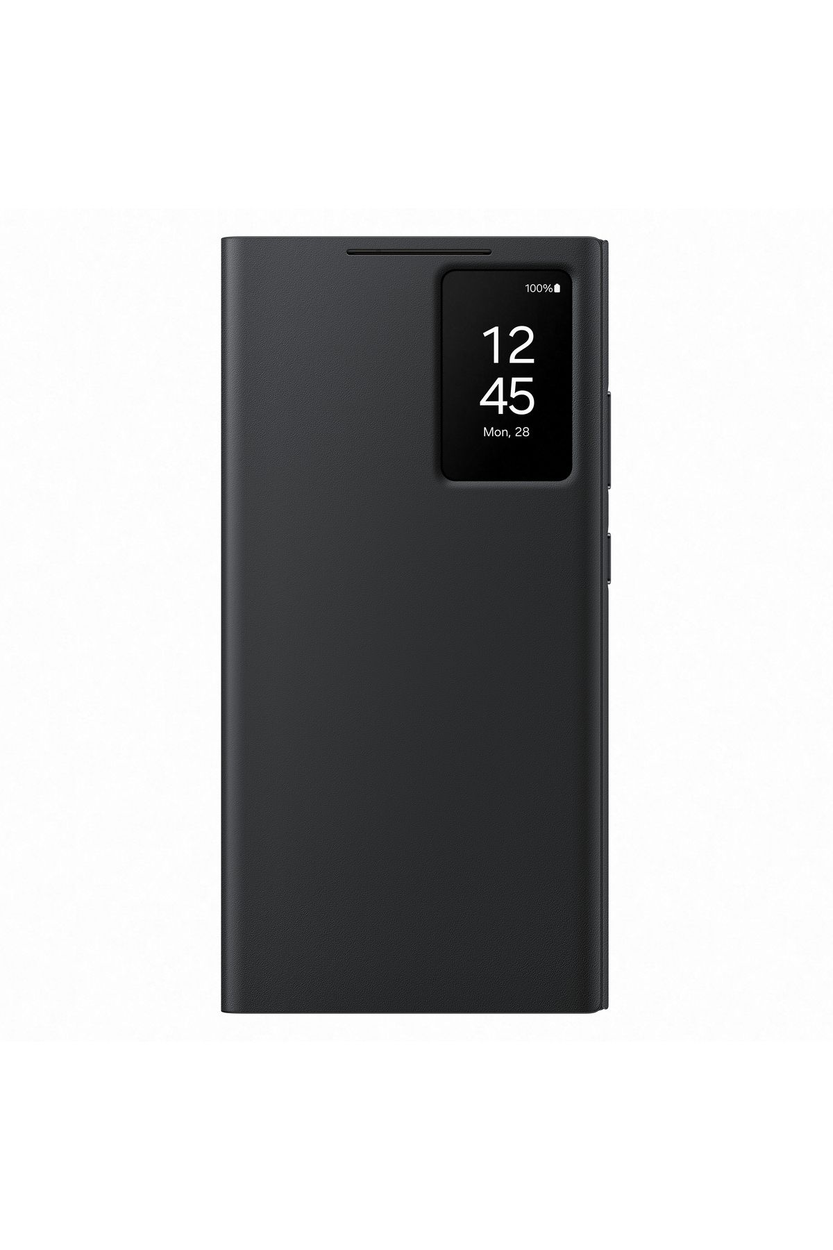Samsung Galaxy S24 Ultra Akıllı Ekranlı Cüzdanlı Kılıf - Siyah