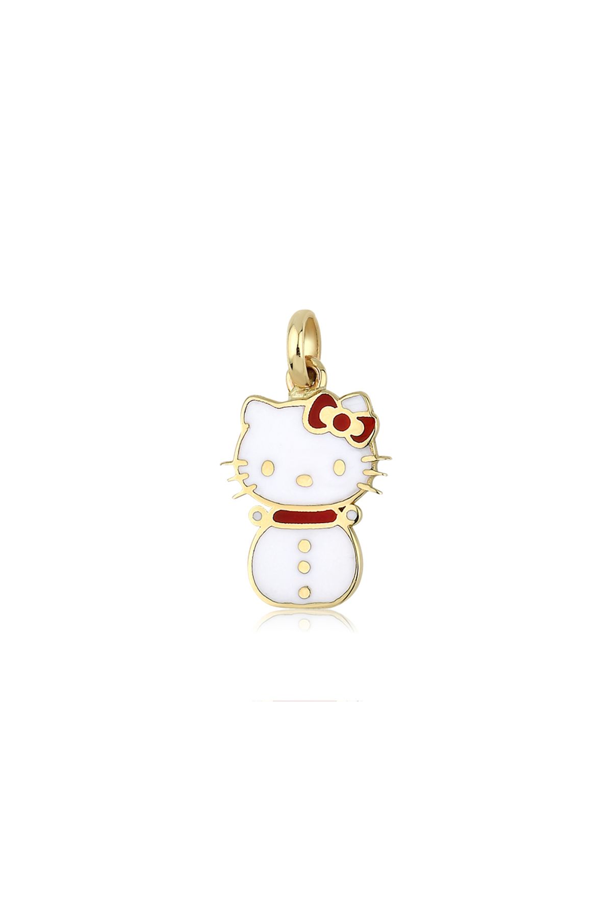 Hello Kitty Altın Kolye Ucu Ku2299b