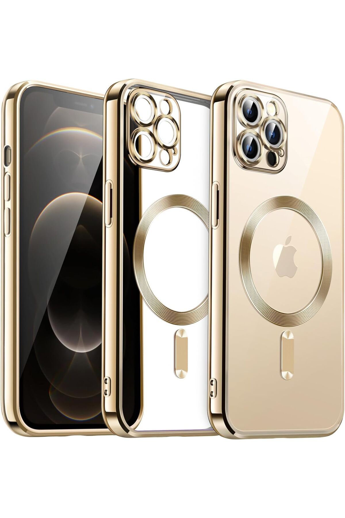 Hanedanev iPhone 11 Pro Kamera Lensi Korumalı, MagSafe Destekli, Darbeye Dayanıklı TPU Telefon Kılıfı