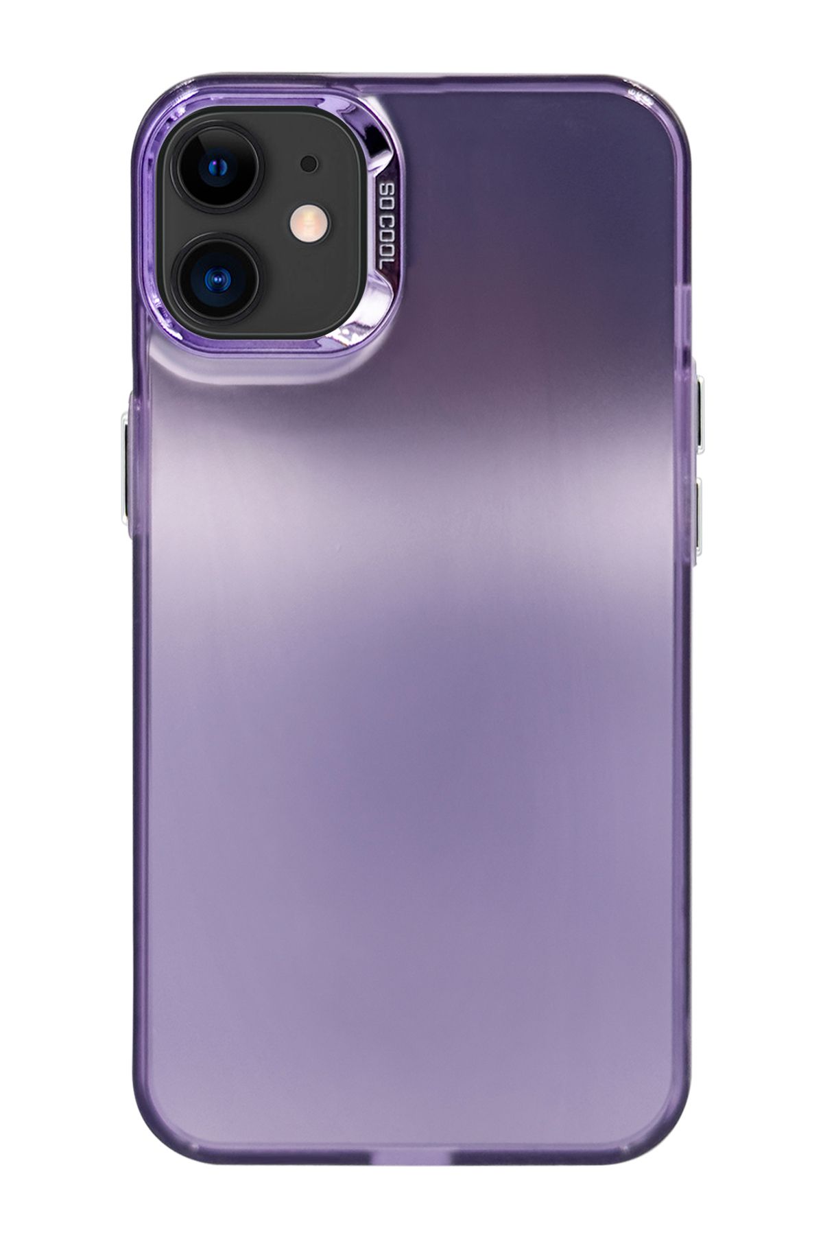shoptocase Iphone 11 Uyumlu So Cool Metal Tuşlu Buzlu Mat Premium Telefon Kılıfı