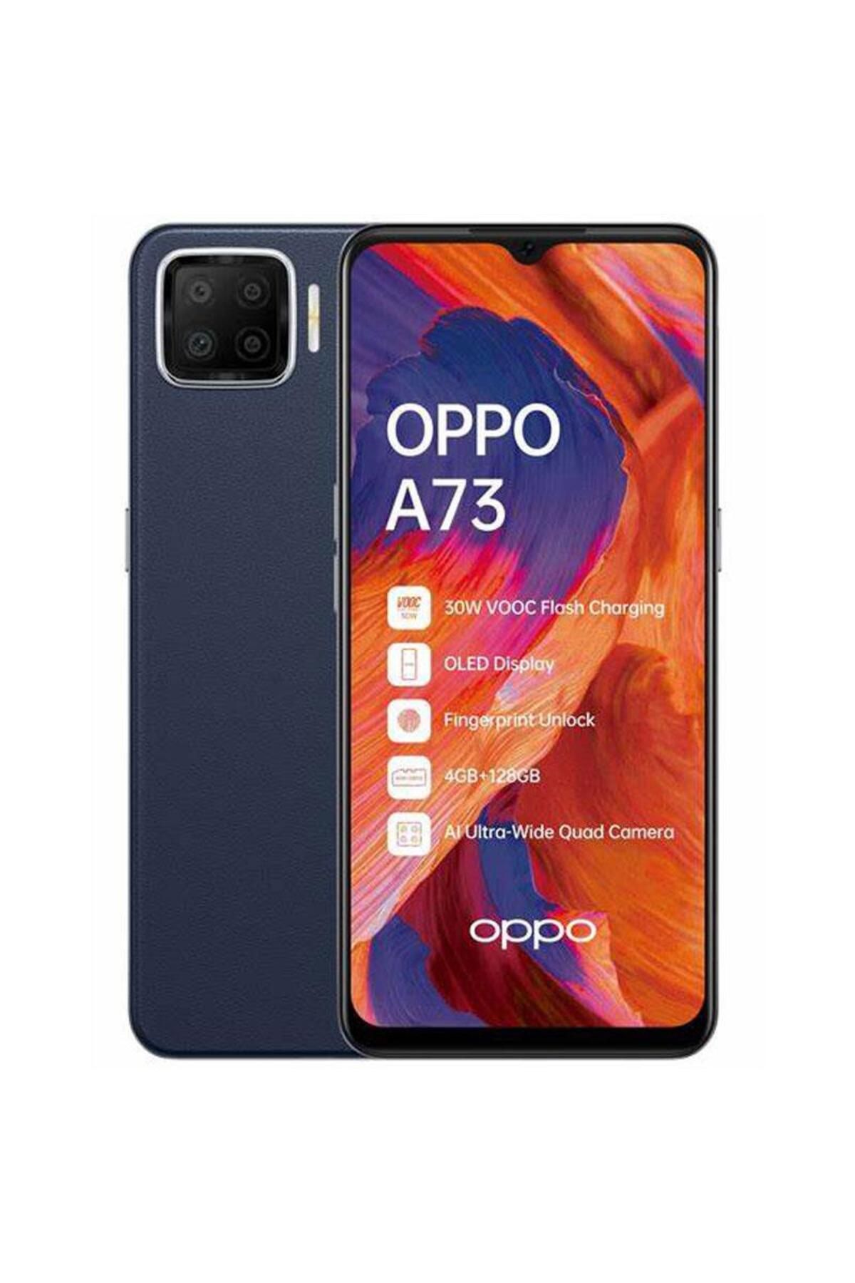 Oppo A73 128gb Siyah Yenilenmiş Cep Telefonu (12 AY GARANTİLİ)