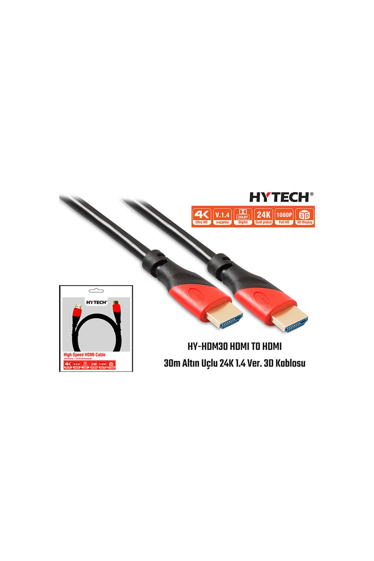 Hytech HY-HDM30, Full HD, HDMI v1,40, Kablo 30mt