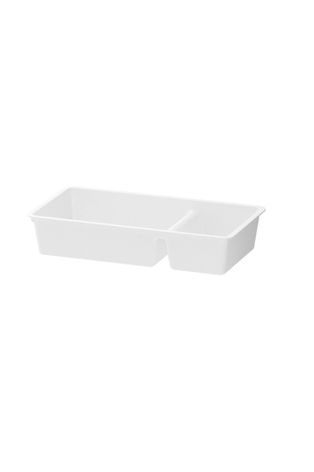 IKEA BILLINGEN bölmeli kutu, beyaz, 33x17 cm