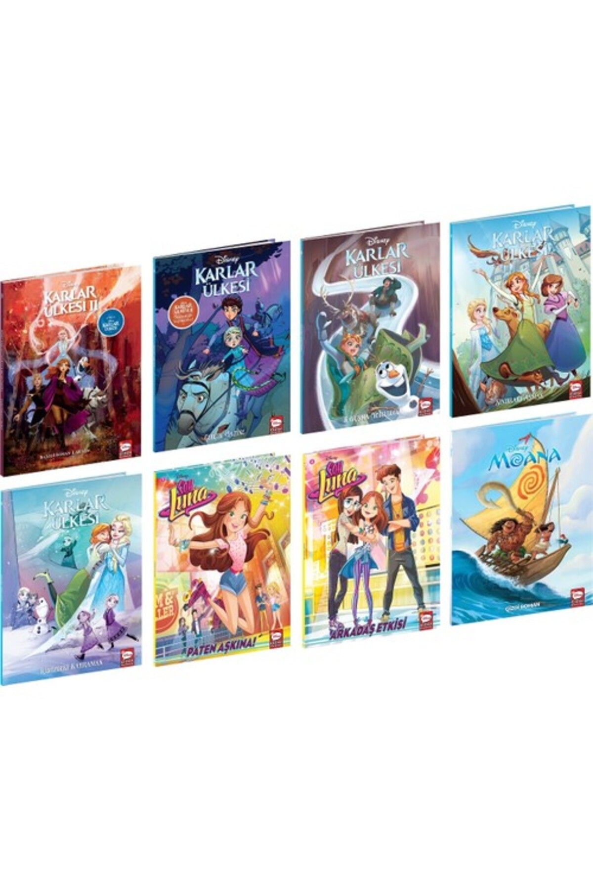 Genel Markalar Disney Çizgi Klasikleri Kız Çocuk Seti 8 Kitap