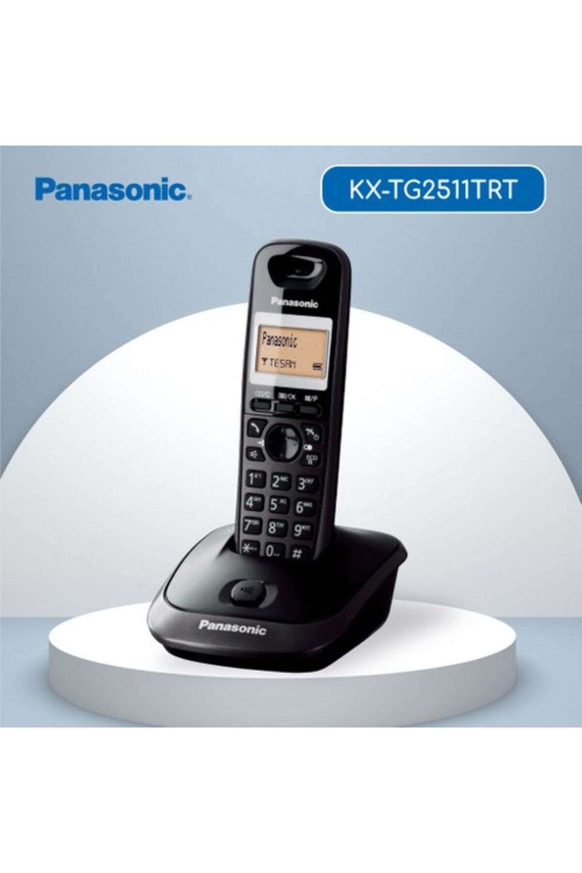 Panasonic Kx-tg2511 Siyah Telsiz Dect Telefon 50 Rehber Handsfree
