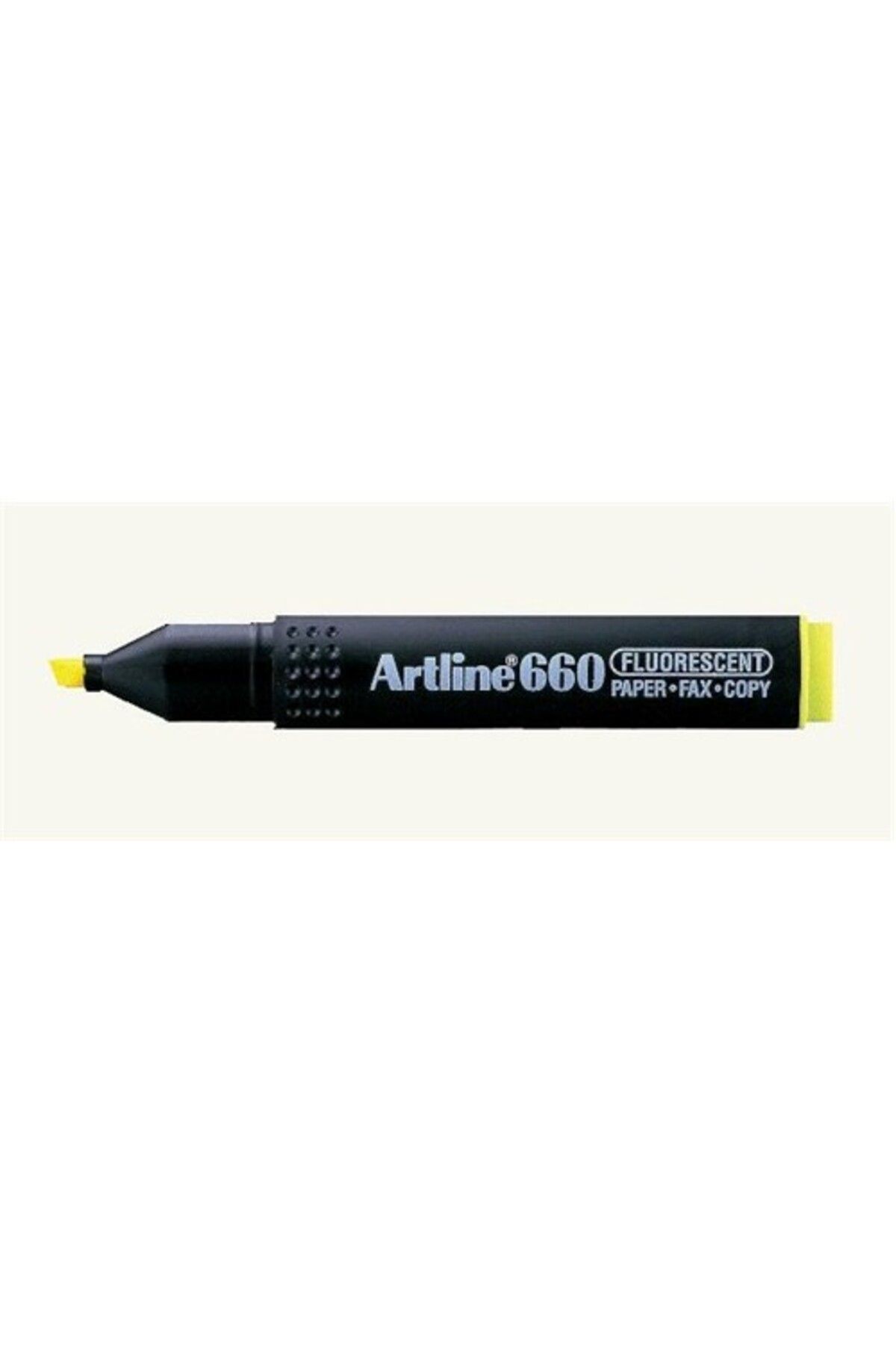 artline 660 Fosforlu Kalemkesik Uç:1,0-4,0mmf.sarı