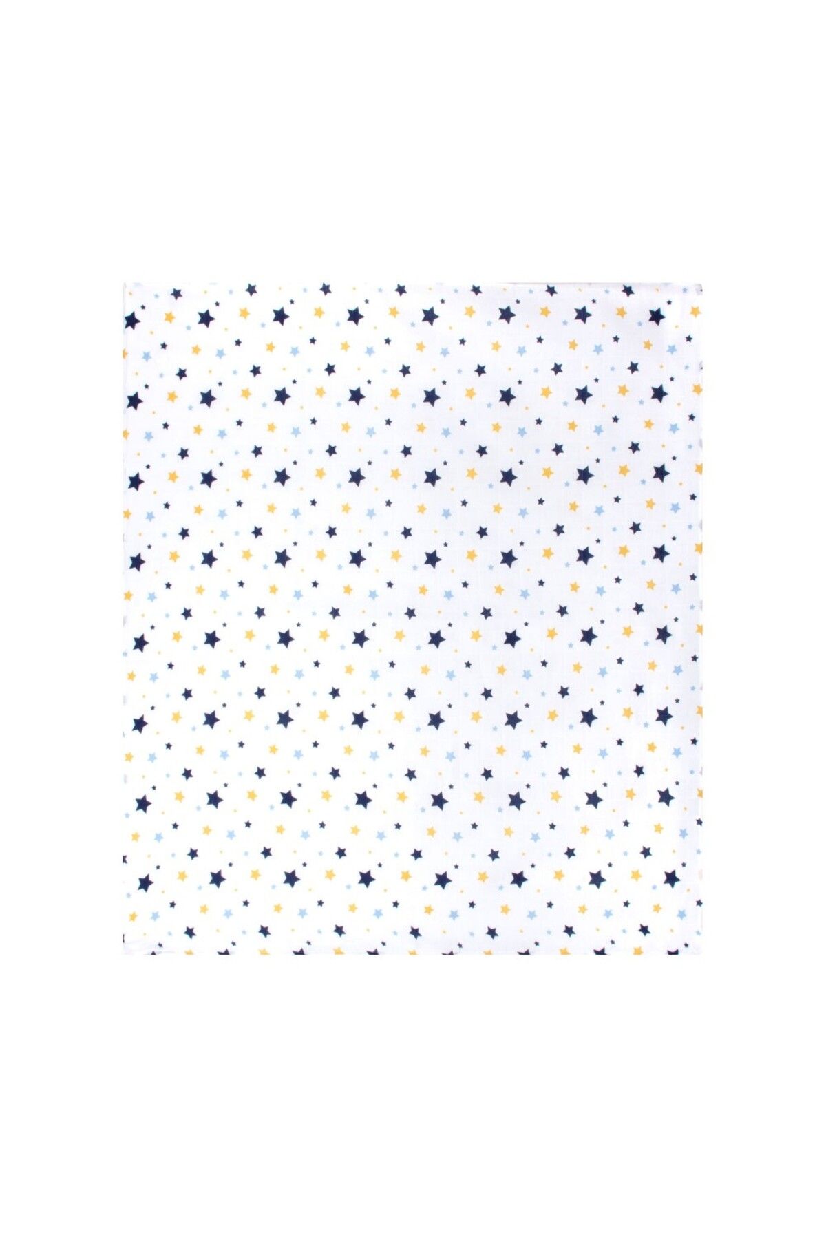 Sevi Bebe Desenli Müslin Bebe Battaniye 120x100 Art-319 Yıldız Yağmuru Mavi
