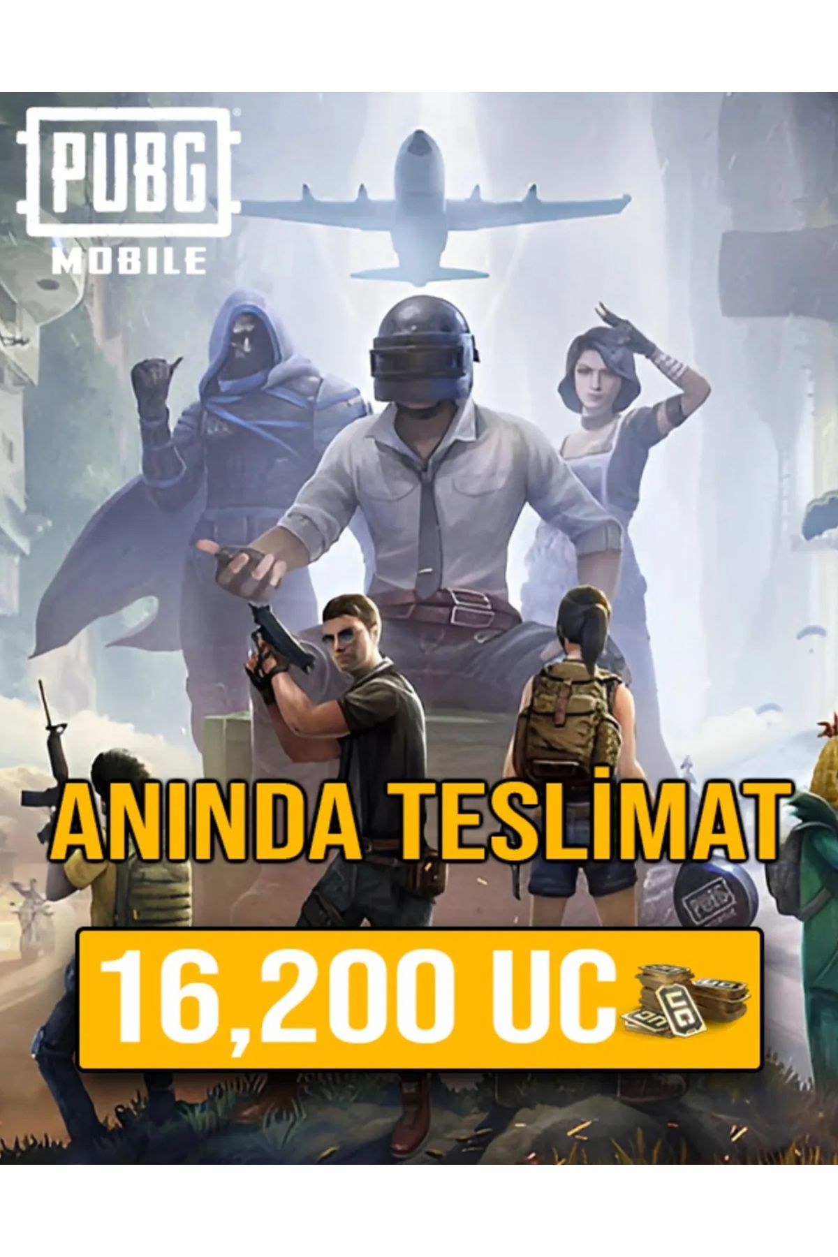 PUBG Mobile 16200 UC TR