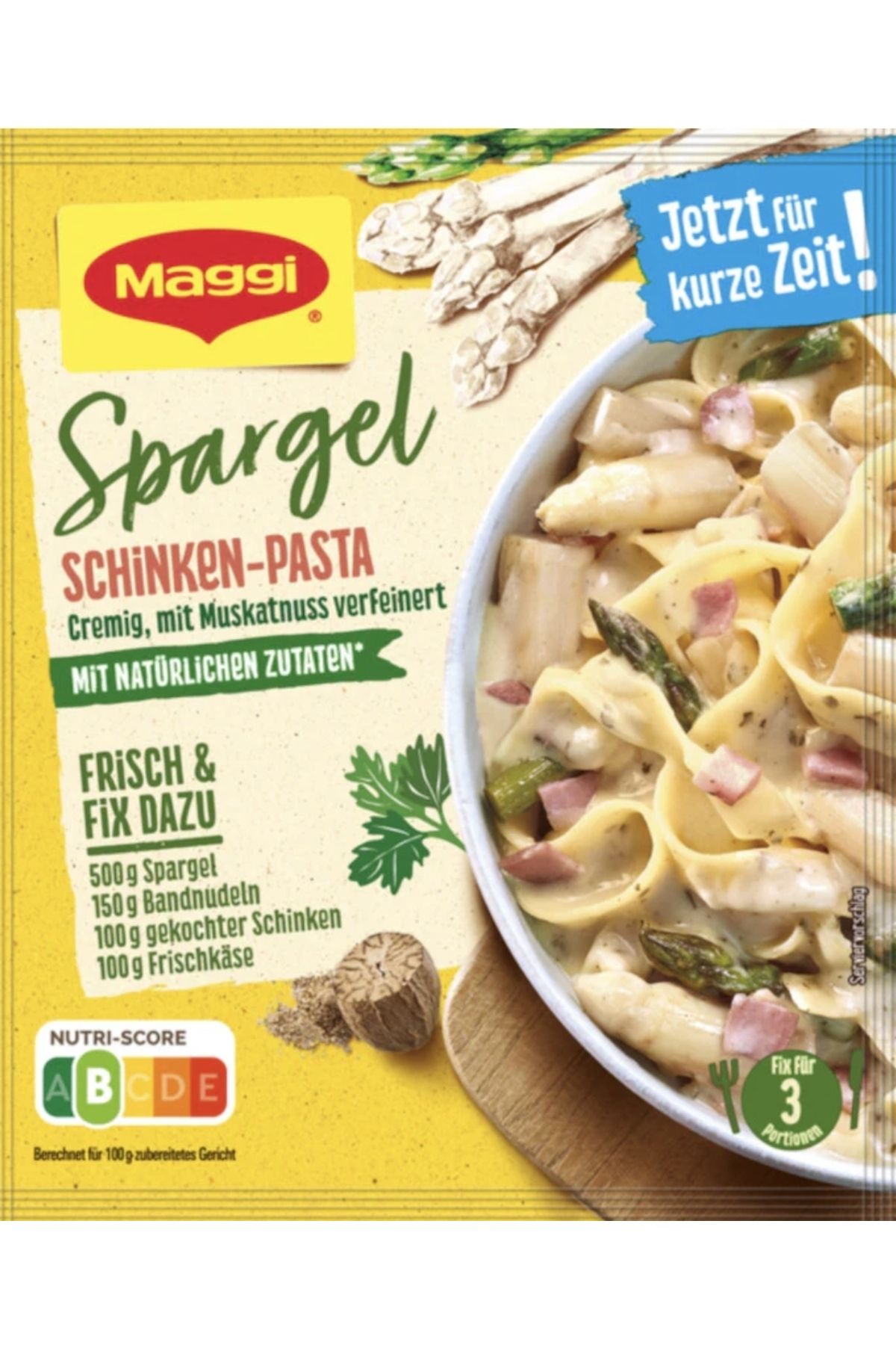 Maggi Spargel schinken-pasta
