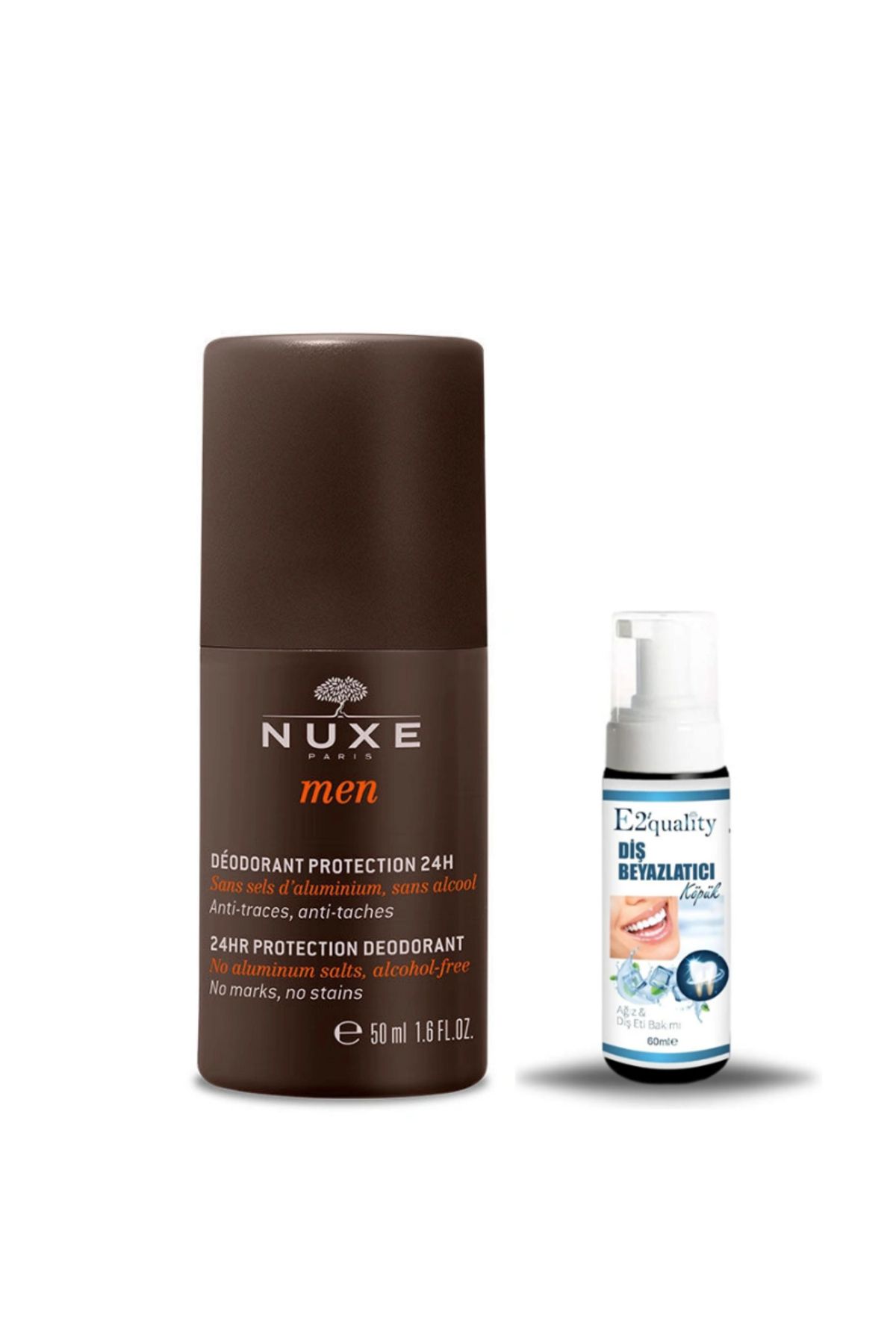Nuxe Men Deodorant 50ml + Hediye Diş Beyazlatıcı Köpük
