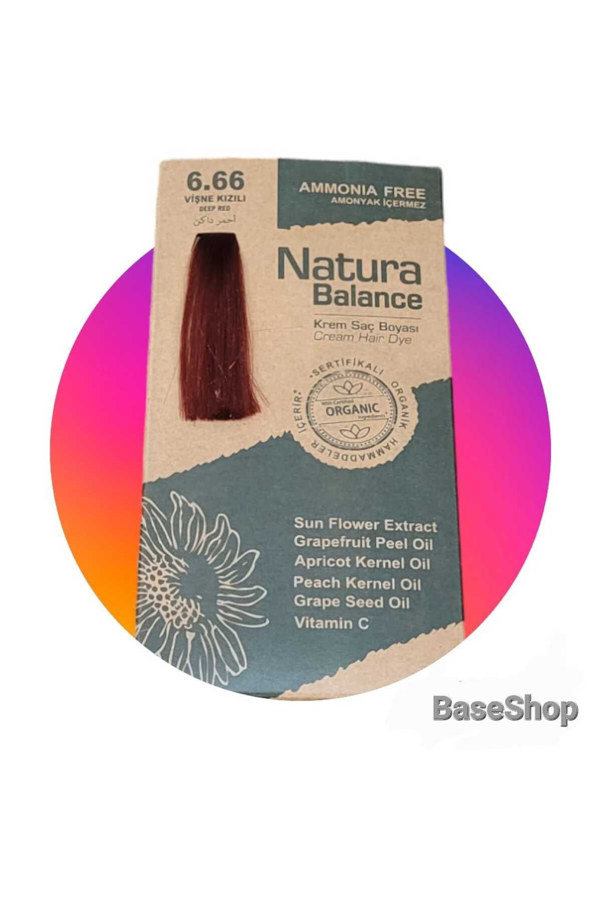 NATURABALANCE Natura Balance Amonyaksız Saç Boyası 6.66 Vişne Kızılı
