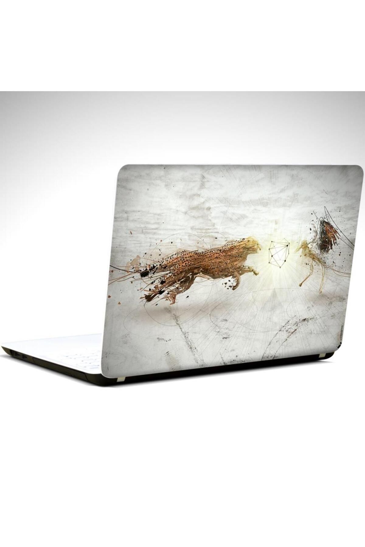 Dekolata Çita ve Akbaba Laptop Sticker