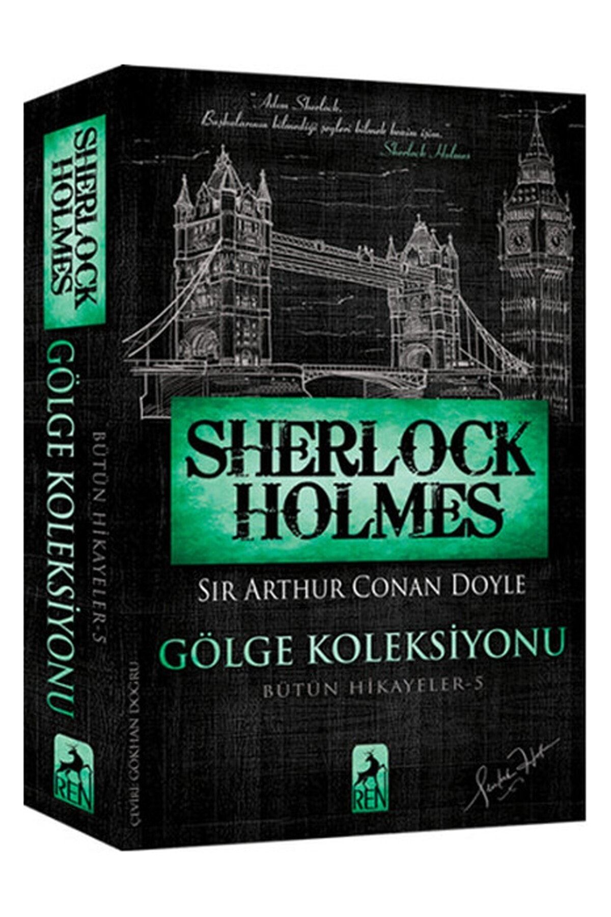 Ren Kitap Sherlock Holmes - Gölge Koleksiyonu - Bütün Hikayeler 5 - Sir Arthur Conan Doyle