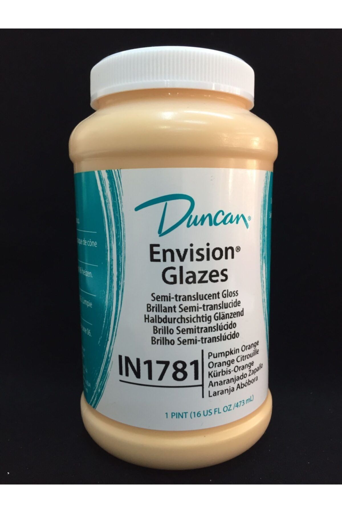 DUNCAN Envision&glazes Pumpkın Orange 16oz 473ml In1781-16
