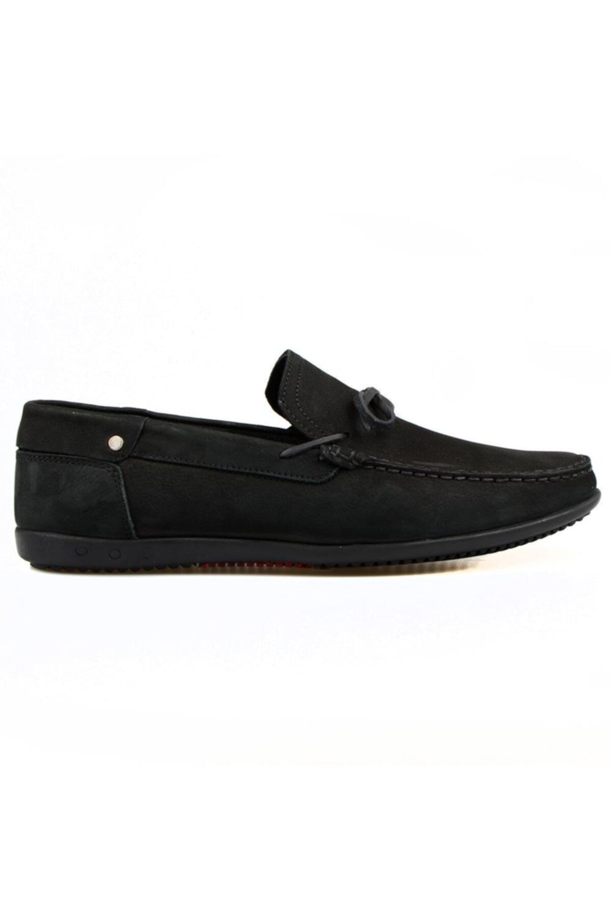 FootCourt Siyah Nubuk Fiyonklu Loafer Erkek Günlük Ayakkabı