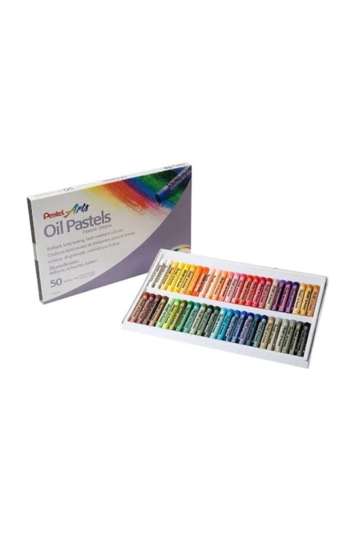 Pentel Pastel Boya Yağlı Phn50 50 Renk