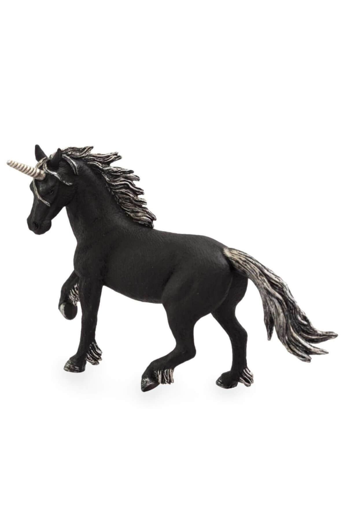 Animal Planet Siyah Unicorn Model Figür /