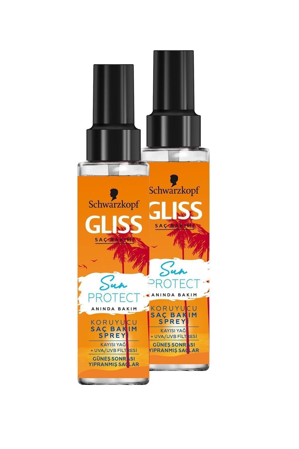 Gliss Sun Protect Güneşe Karşı Koruyucu Saç Bakım Spreyi 100 Ml 2'li