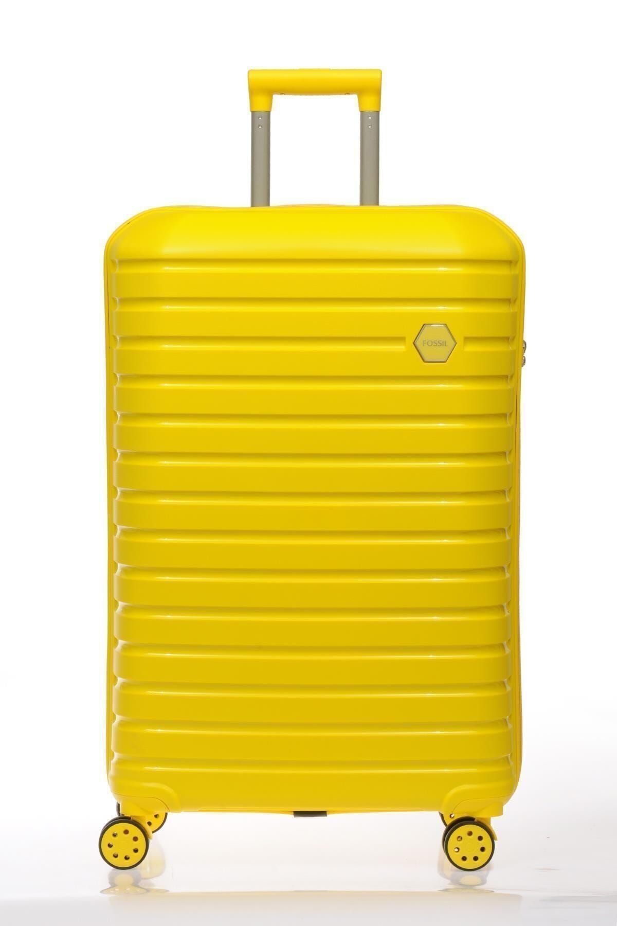 Fossil Kırılmaz Pp Sarı Unısex Valiz&bavul