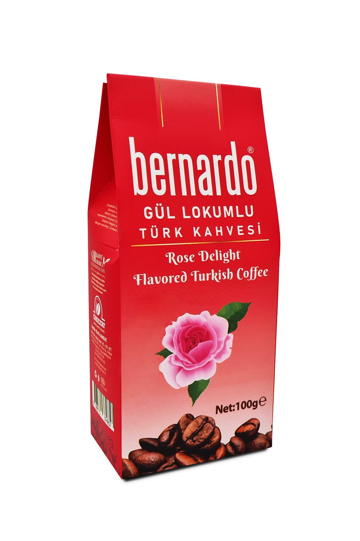 Bernardo Gül Lokumlu Türk Kahvesi 100 Gr