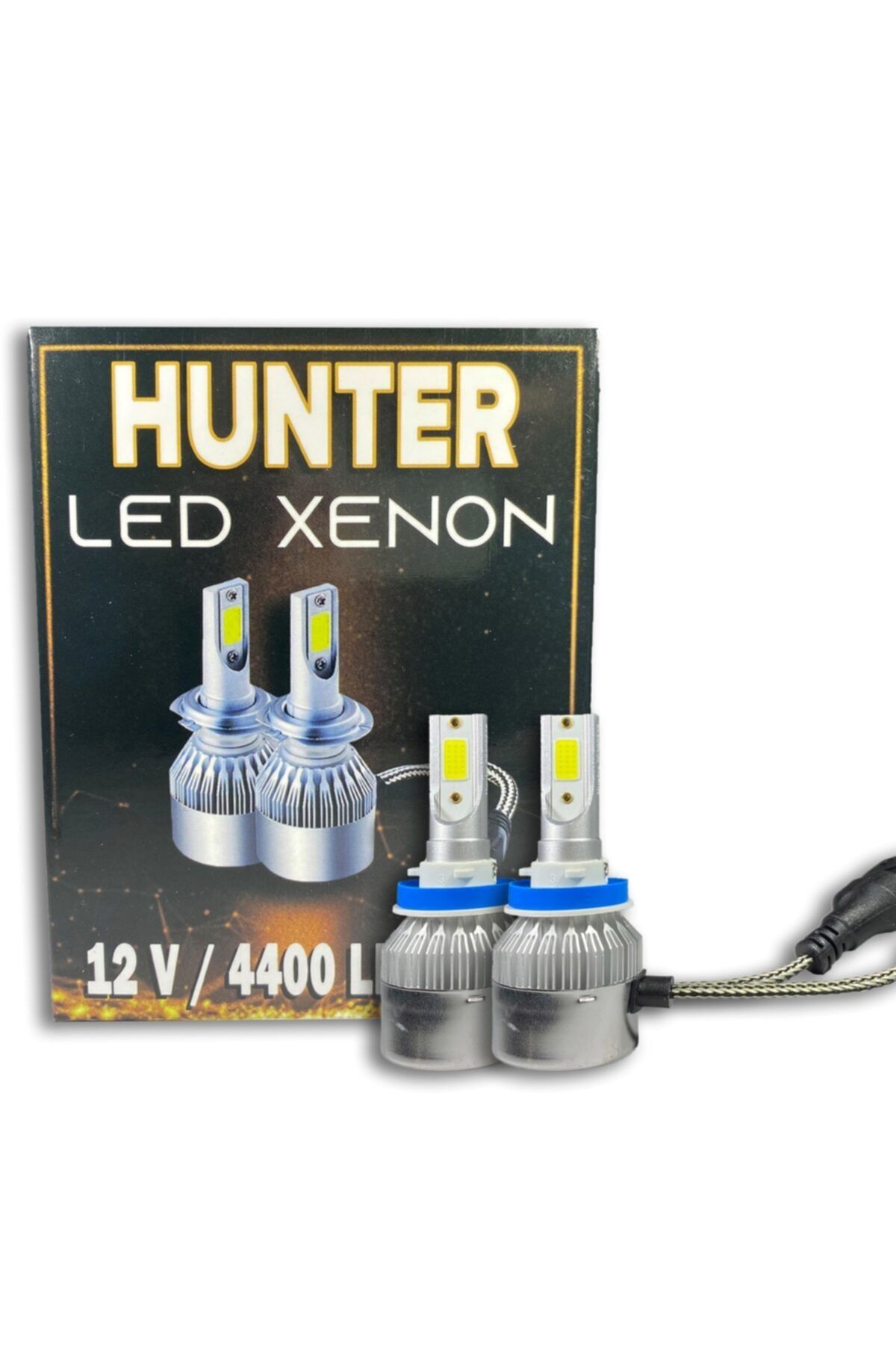 Hunter H11 Led Far Led Xenon Beyaz Far Şimşek Etkili Yüksek Işık Hunter