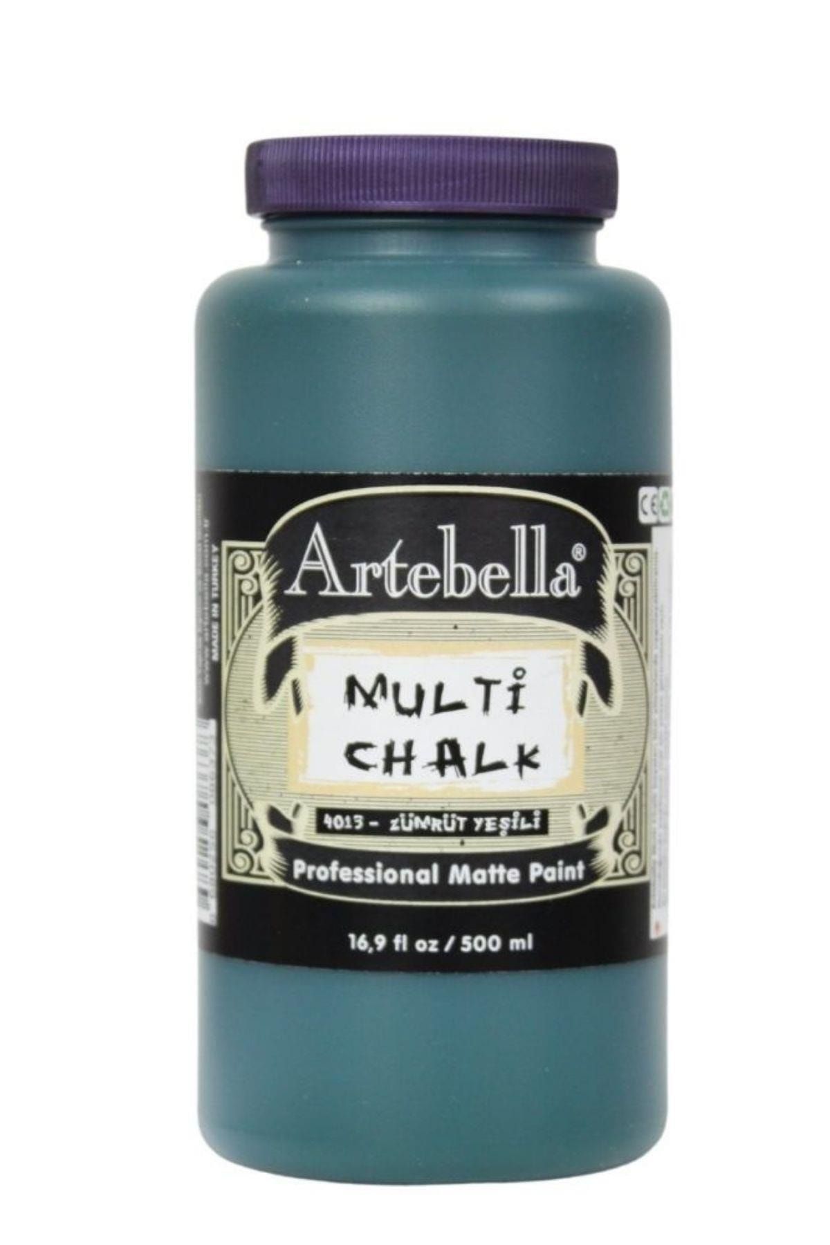Artebella Multi Decor Chalked Boya 4012 Zümrüt Yeşili 500 ml