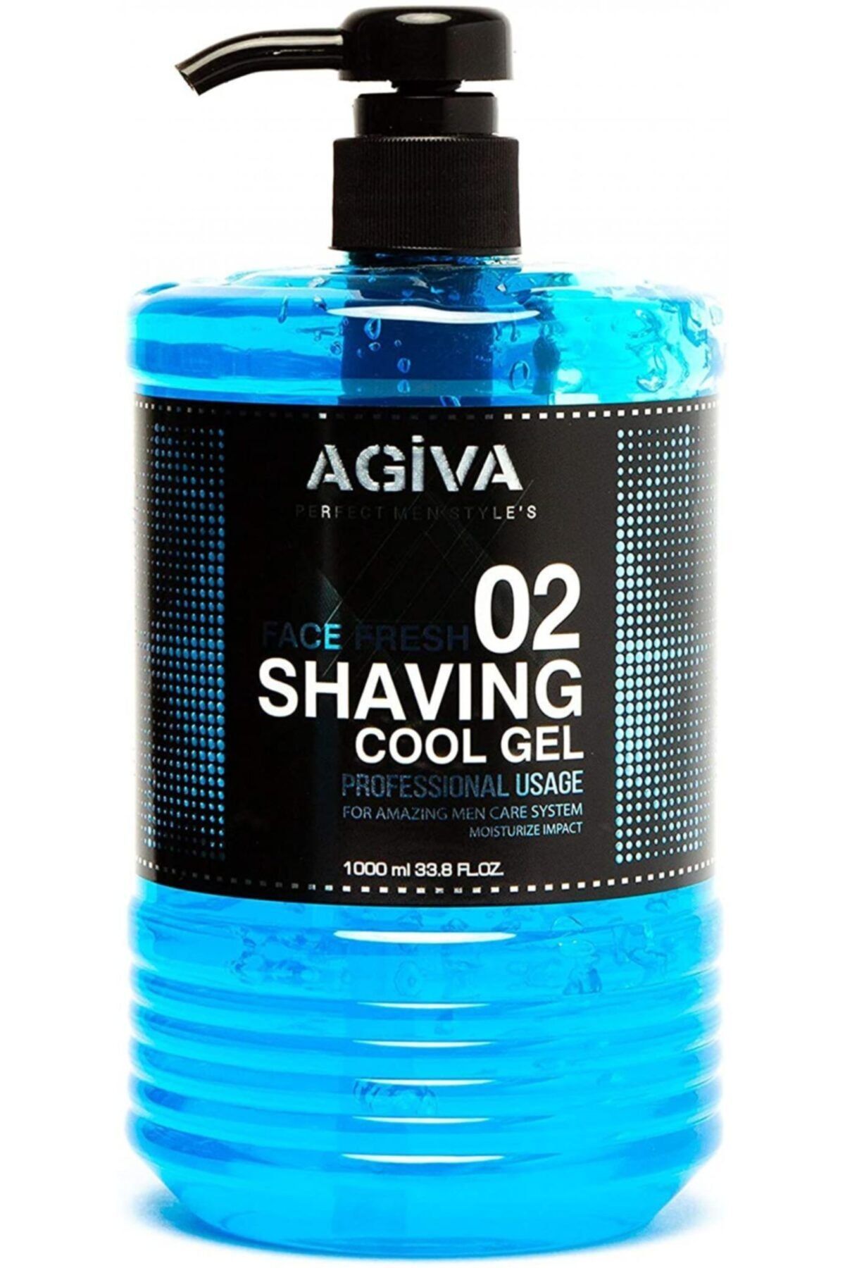Agiva Tıraş Jeli 1000 ml Cool Mavi 02