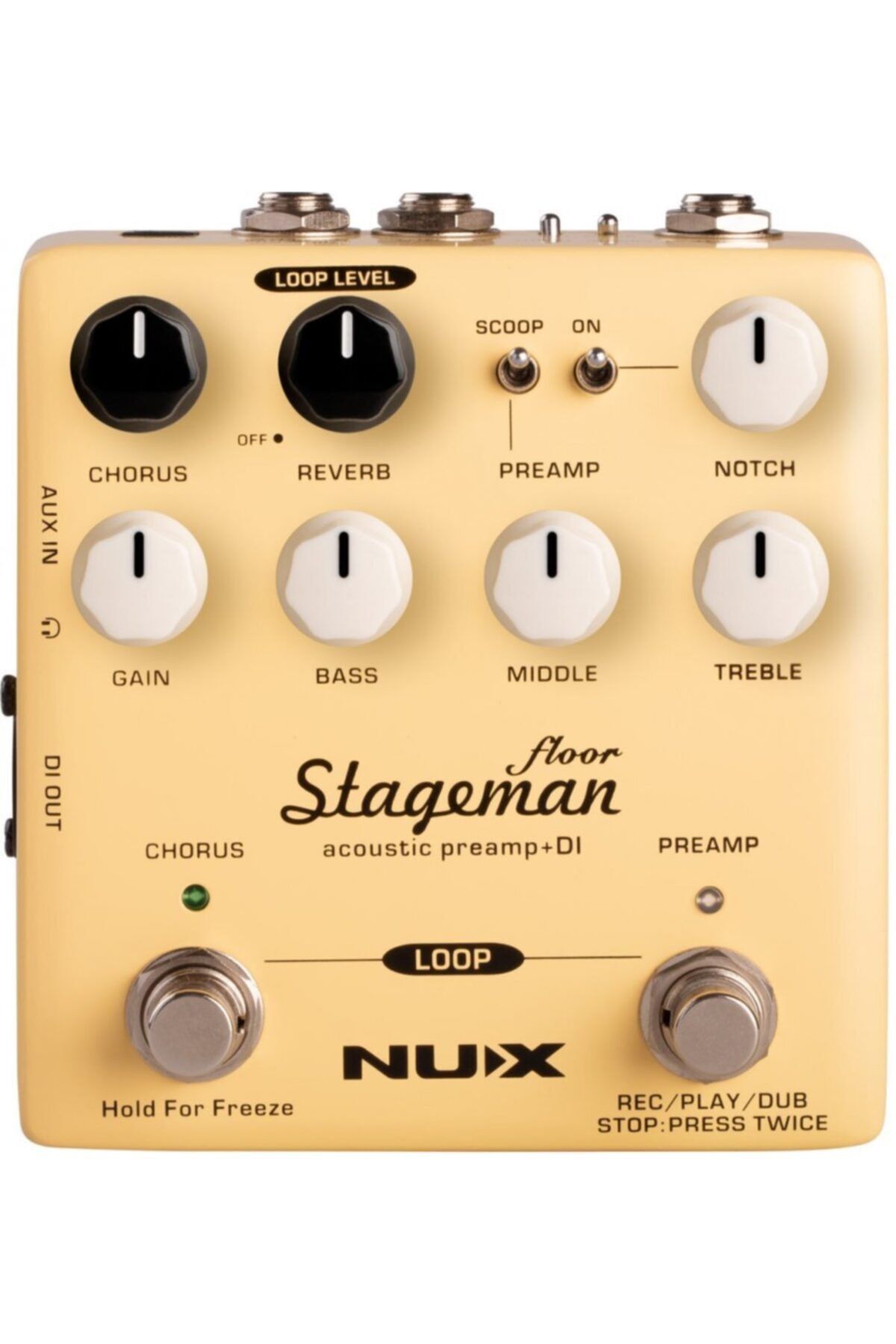 Nux Nap-5 Stageman Akustik Enstruman Preamp & Dı Box