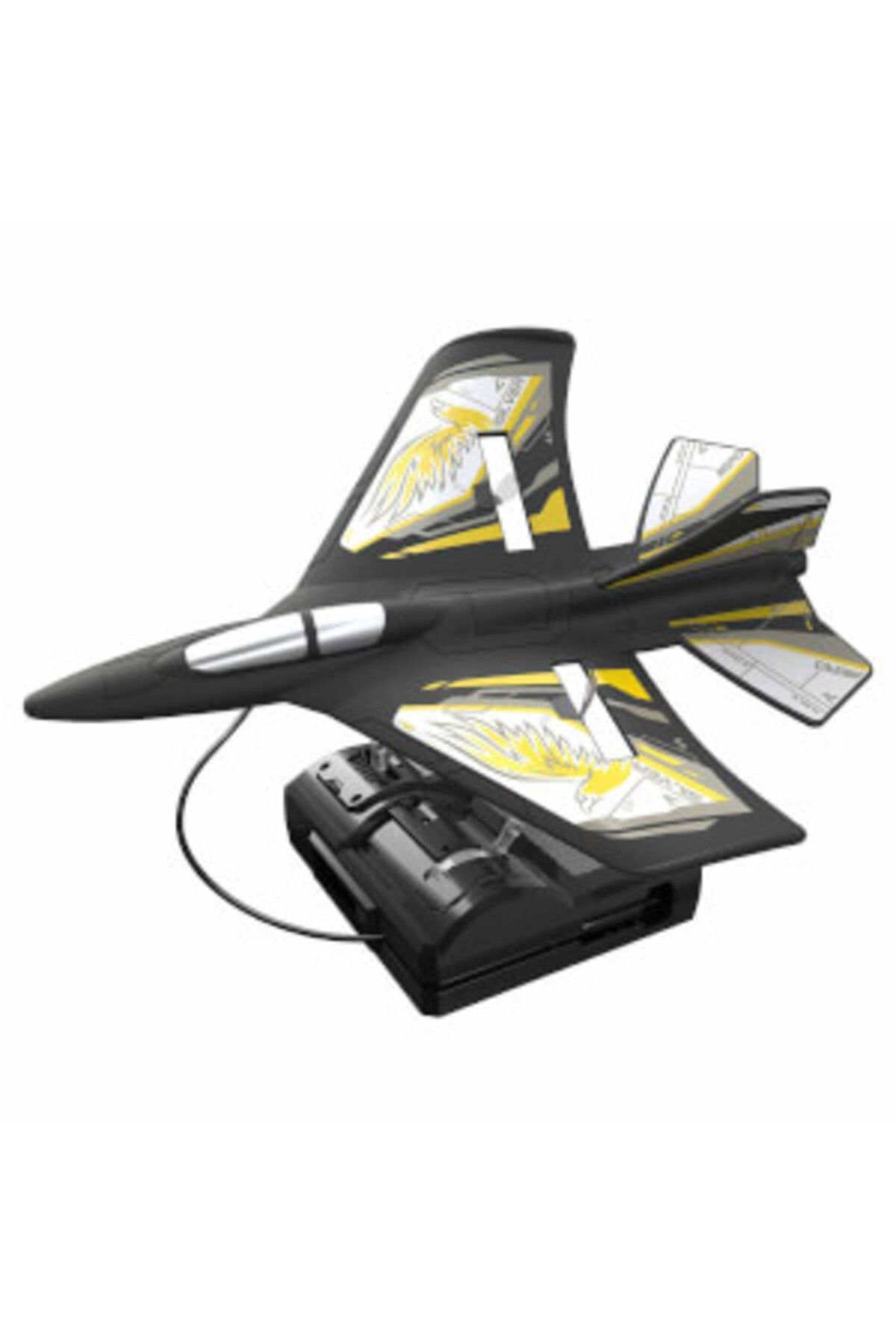 Silverlit ( OYUNCAK ) Silverlit Flybotic X-Twin Evo Uzaktan Kumandalı Uçak (Sarı)  (  1  ADET  )