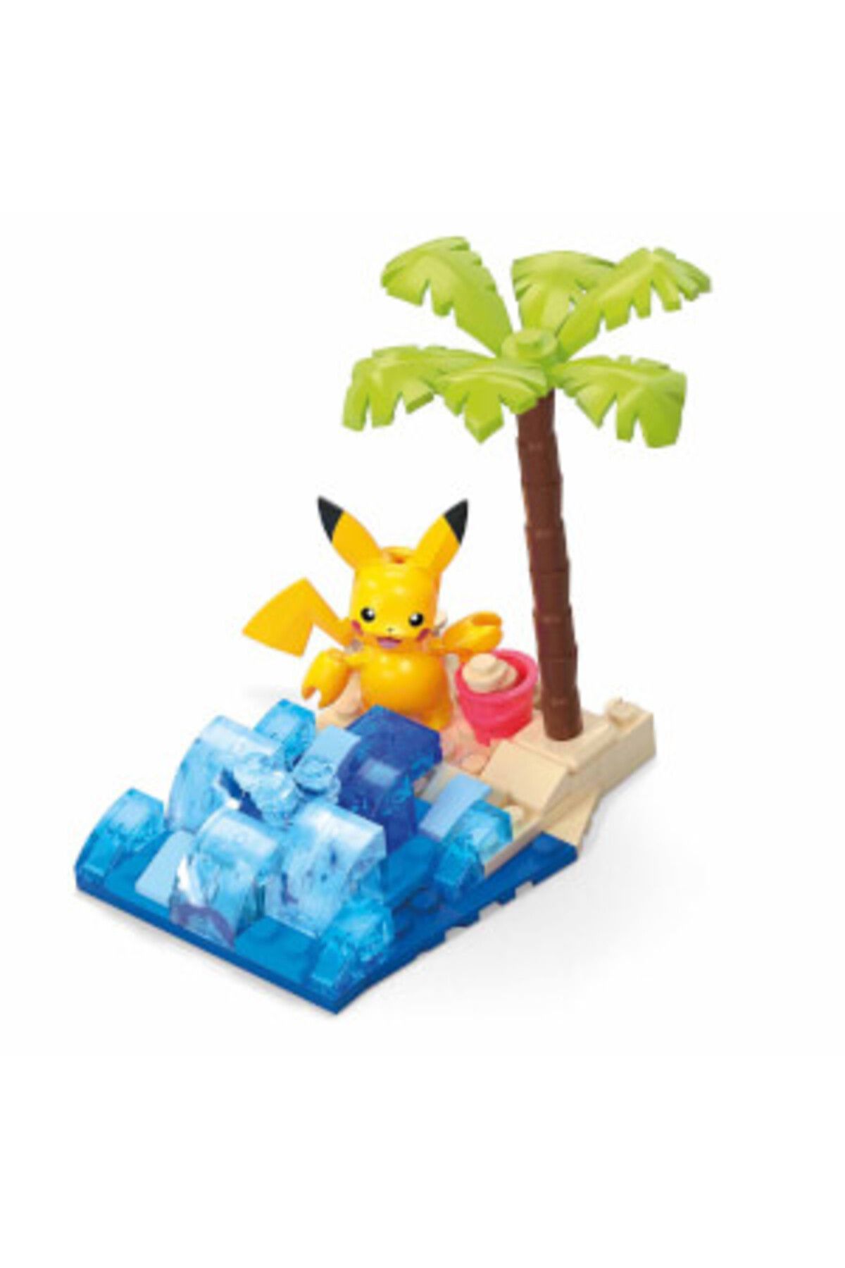 Mega ( OYUNCAK ) MEGA Pokemon Adventure Builder Piknik Yapı Seti (Pikachu'S Beach Splash)  (  1  ADET  )