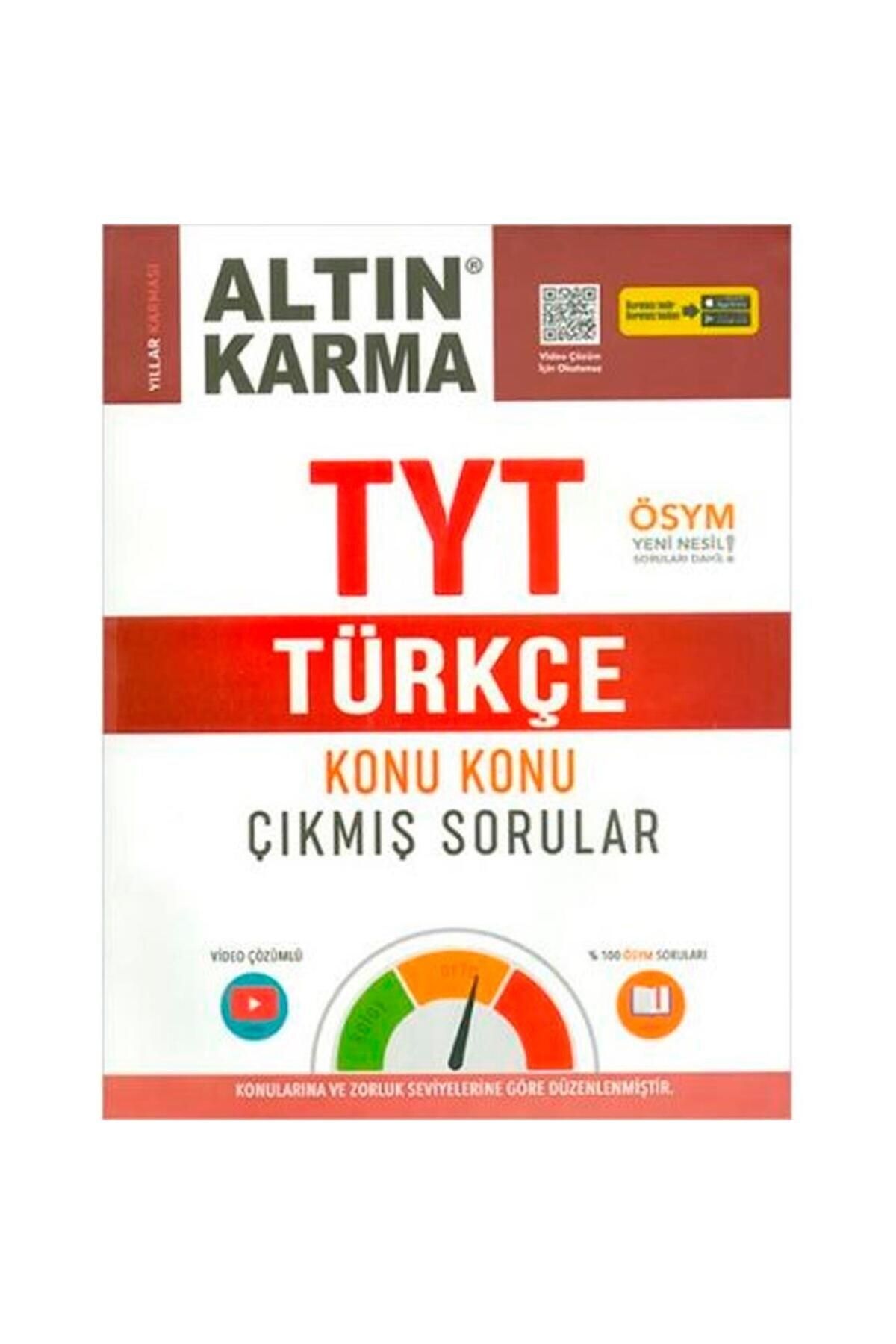 Altın Karma Yayınları Tyt Türkçe Konu Konu Çıkmış Sorular