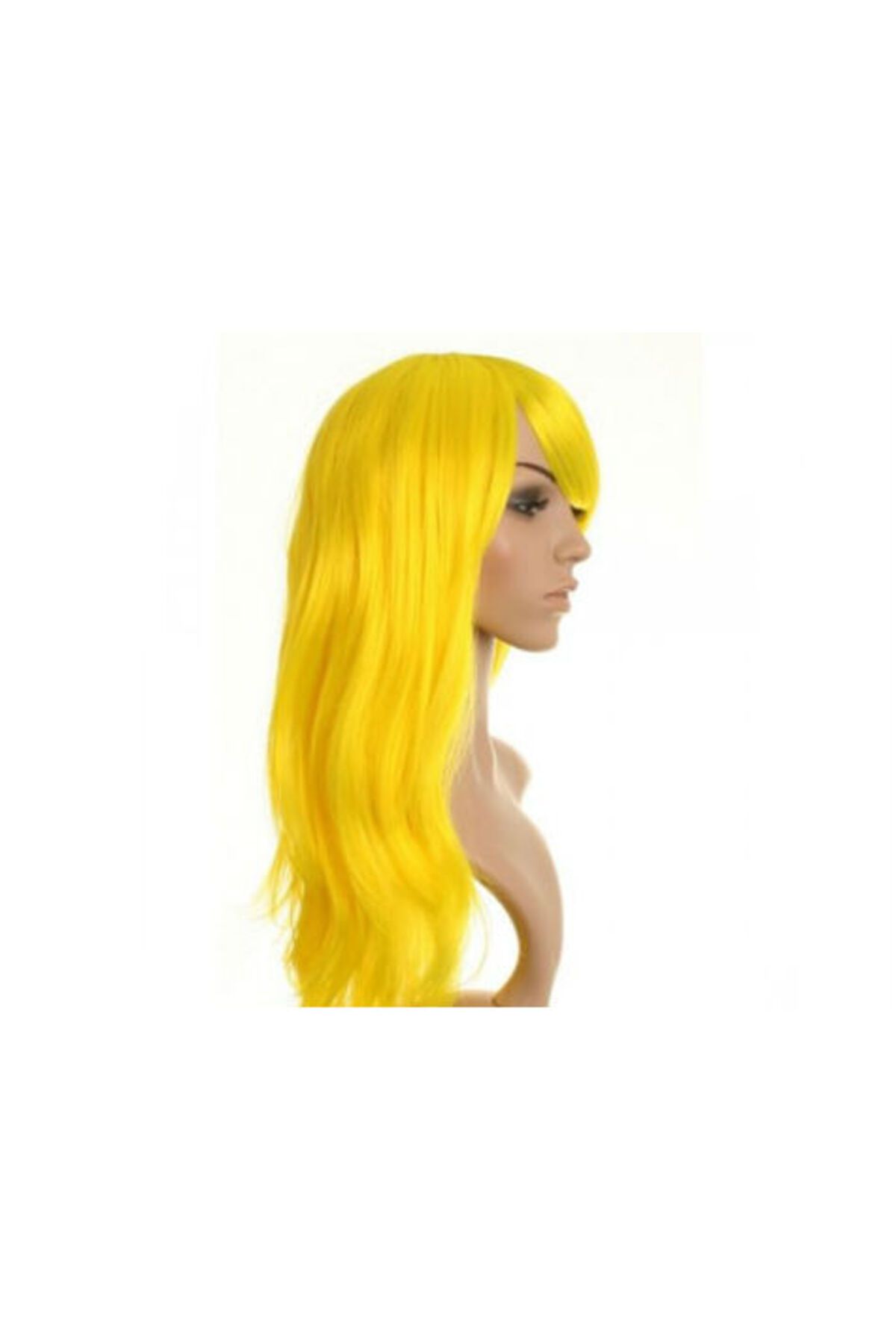 Toptan Bulurum TOPTANBULURUM Uzun Peruk Saç -  Açık Sarı