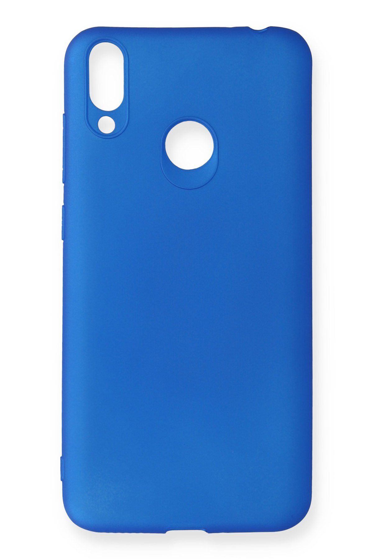 NewFace Huawei Honor 8c Kılıf Premium Rubber Silikon - Mavi 317105