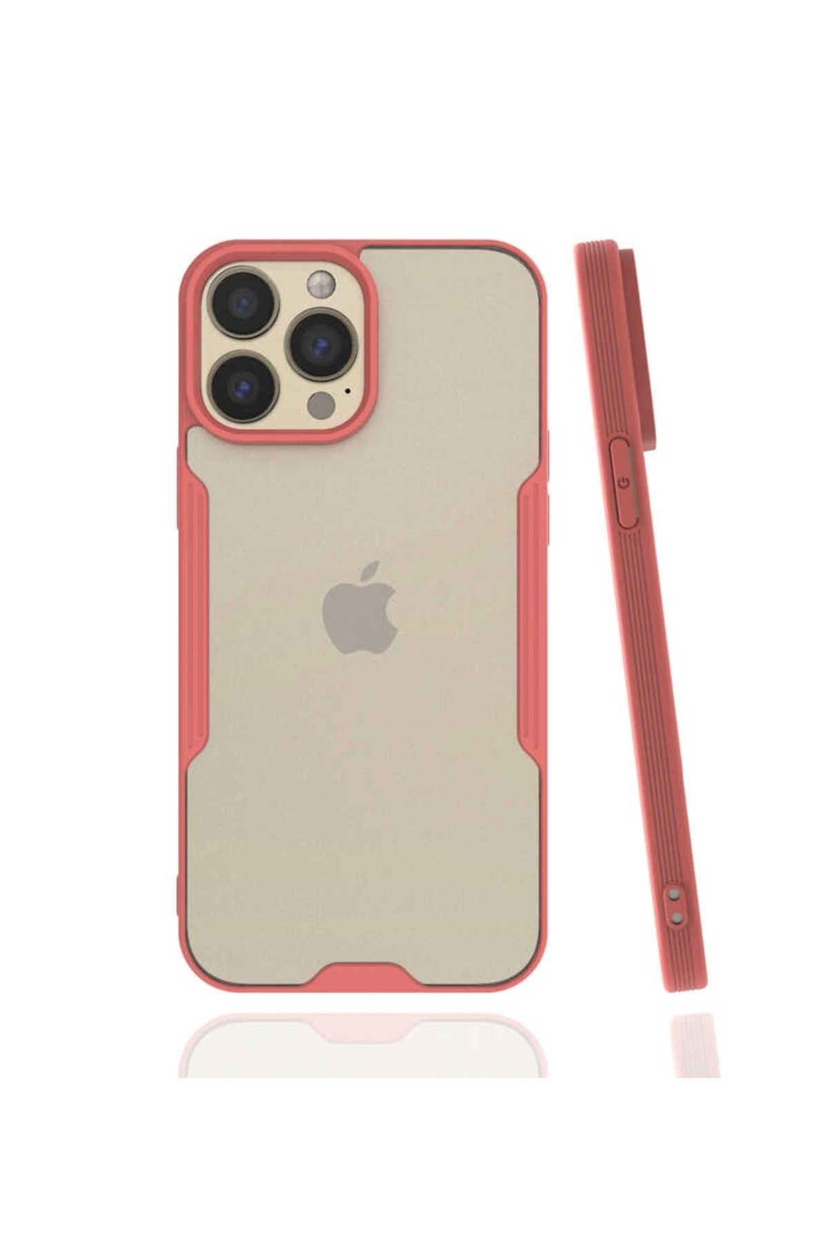 Lopard Apple iPhone 13 Pro Max Kılıf Parfe Silikon Kapak Kamera Korumalı Kılıf Ultra Ince Buzlu Mat Renkli