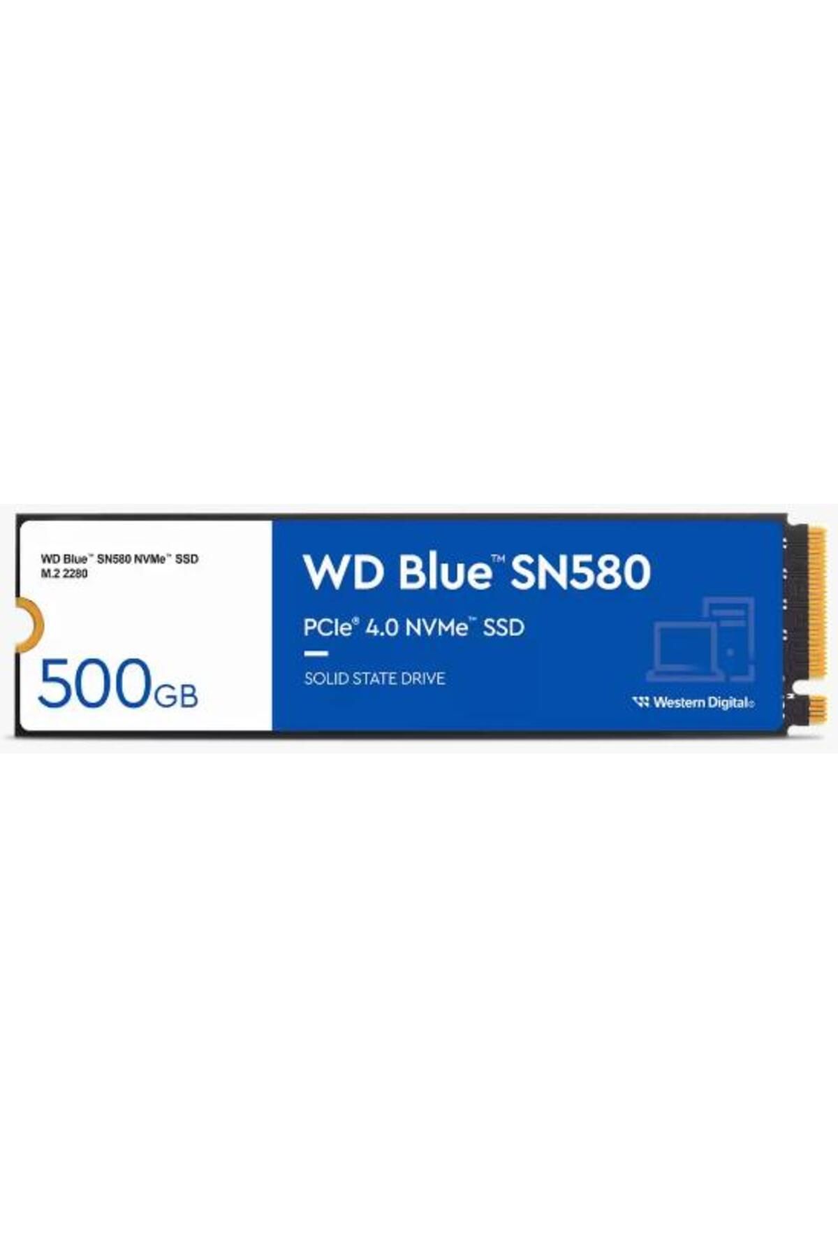 WD 500gb Wd Blue M.2 Nvme Sn580 Gen4 Wds500g3b0e 4000/3600mb/s Ssd