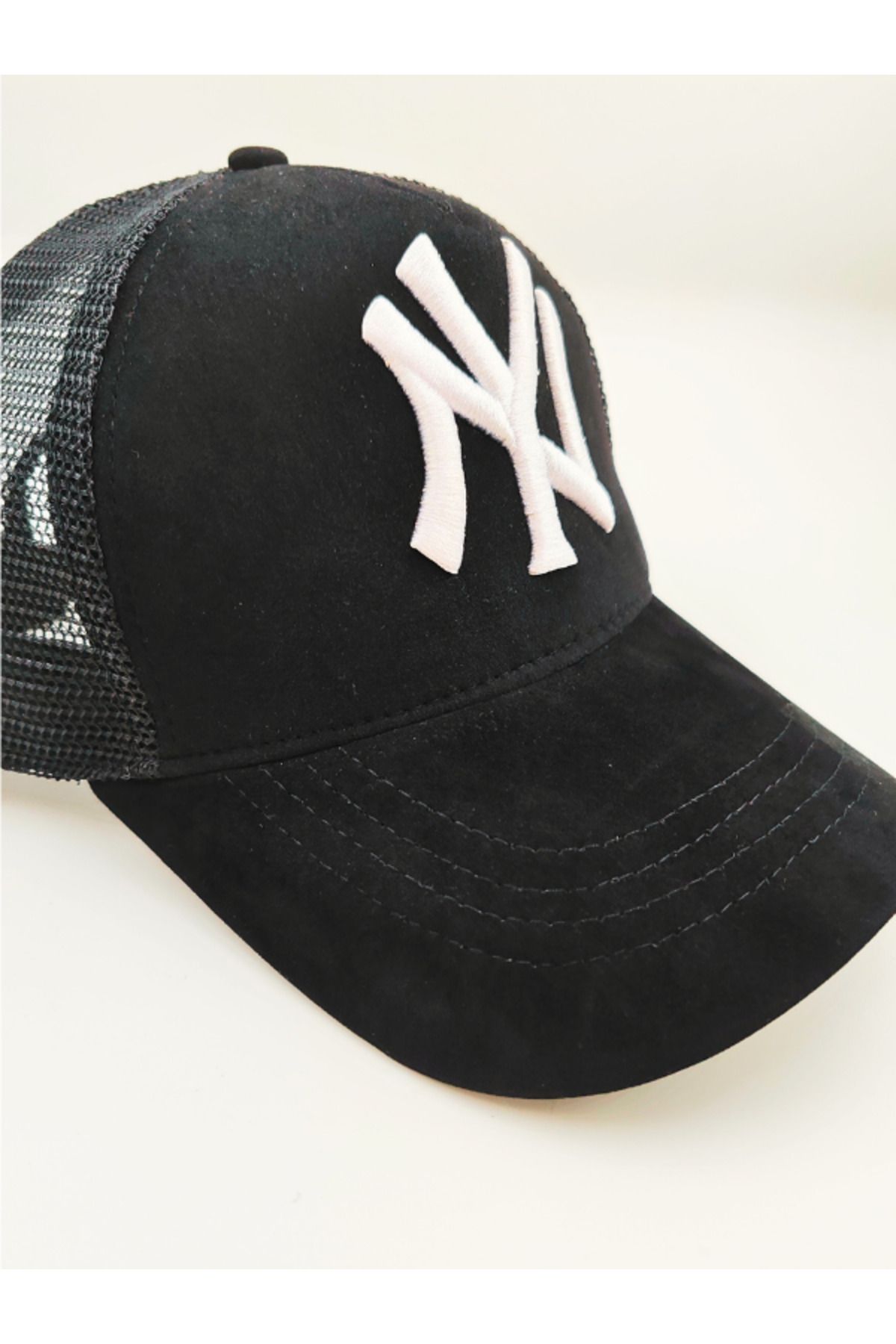 Shuttle Park Unisex Siyah Kadife Fashion Şapka 47 Brand Curved Brim New York Yankees Şapka
