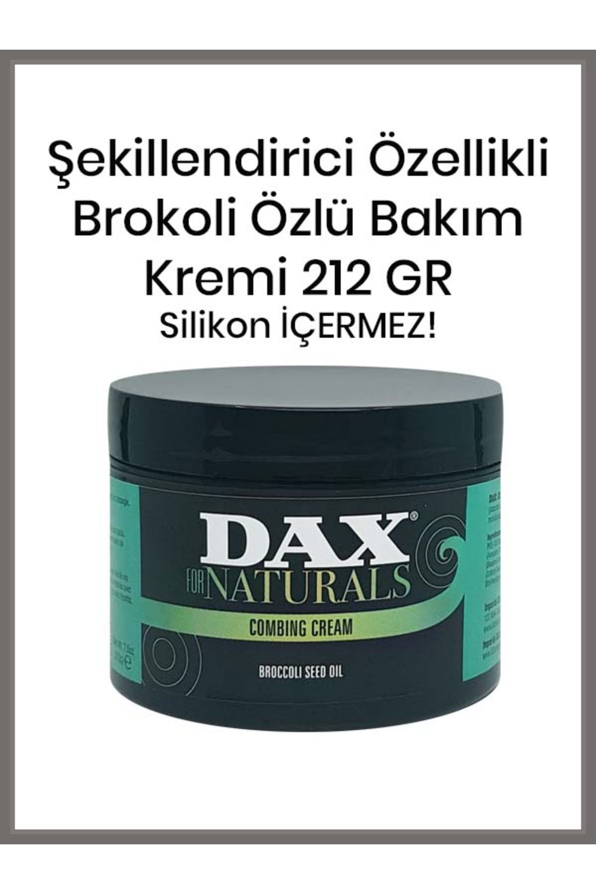 Dax Naturals Doğal Şekillendirici + Bakım Kremi 212 Gr