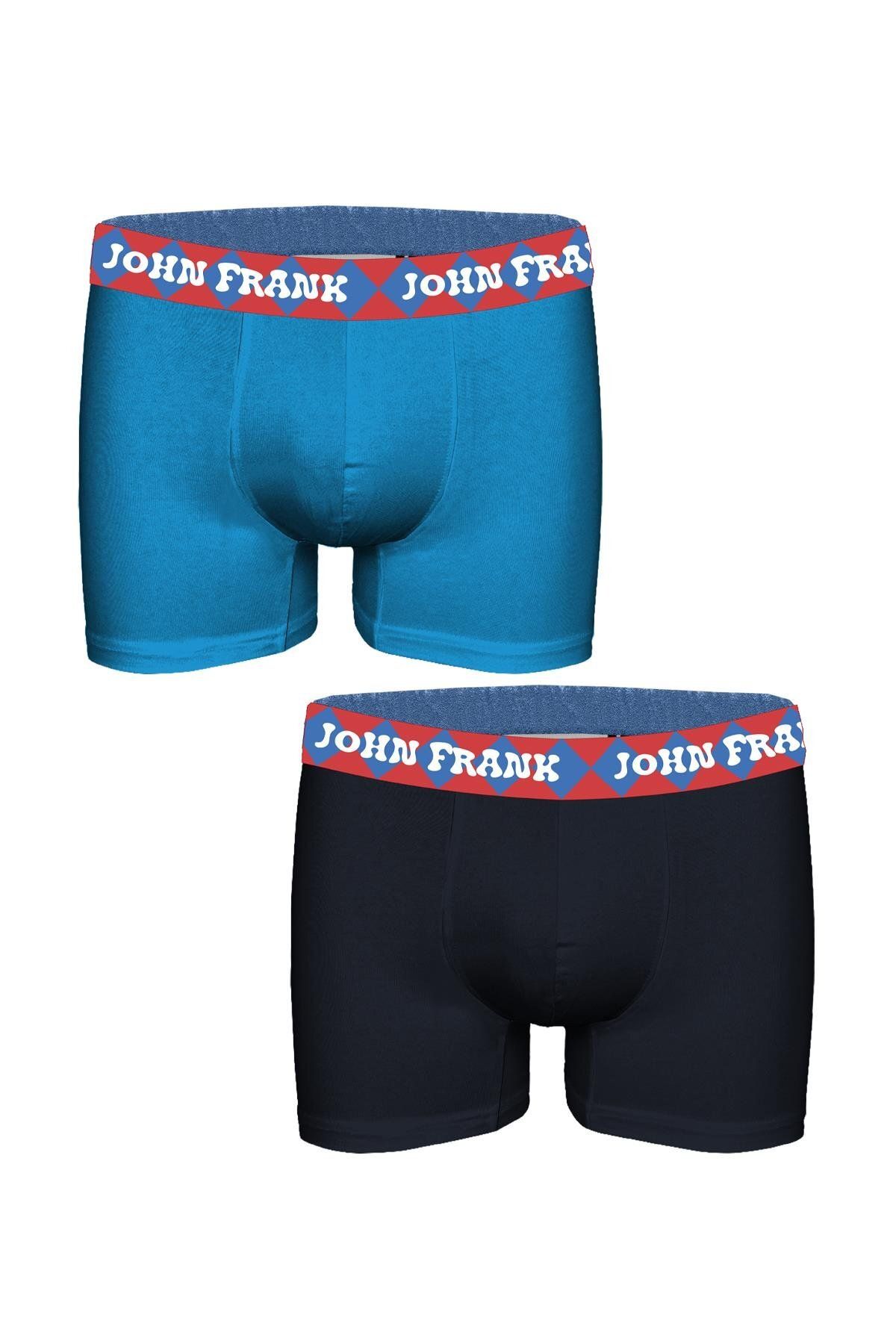 John Frank 2'li Erkek Boxer
