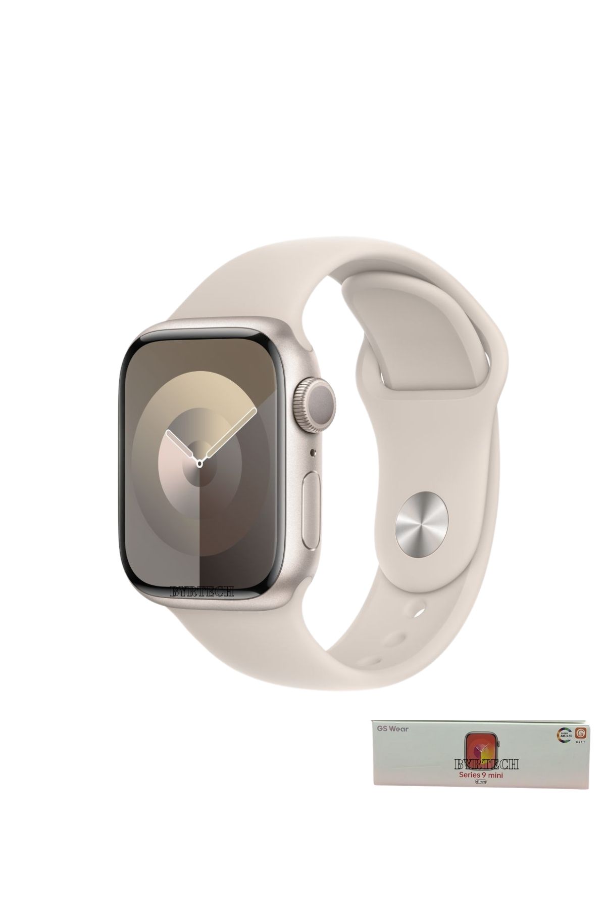 BYRTECH Series 9 Mini GPS/NFC/Siri Destekli 41 mm Amoled Ekran Watch 9 Mini Akıllı Saat