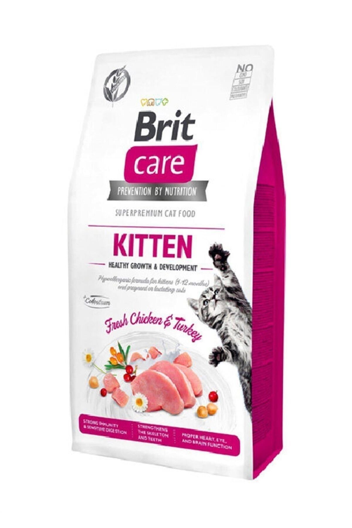 Brit Care Kitten Tavuk Ve Hindi Etli Tahılsız Yavru Kedi Maması 2 Kg