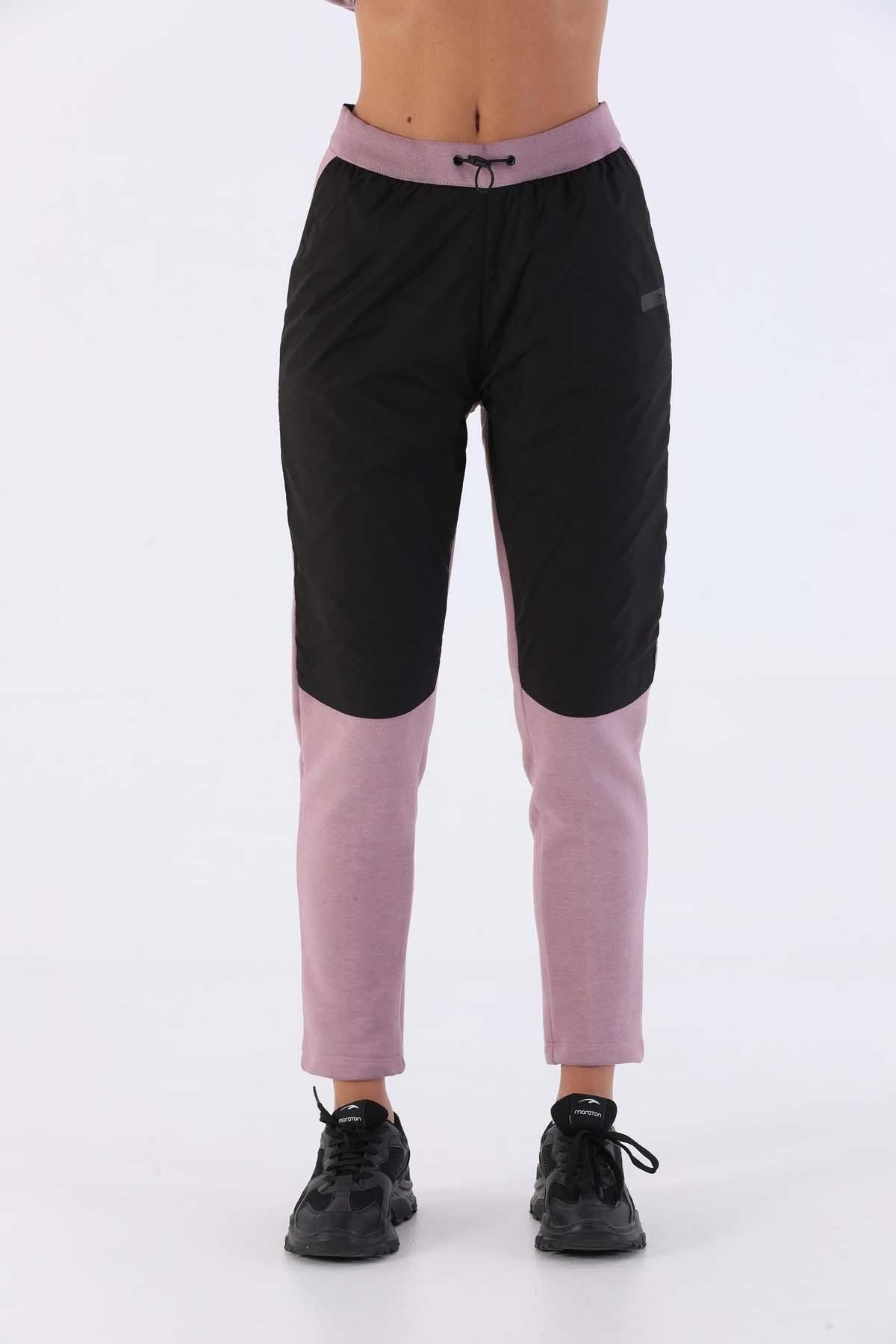 MARATON Sportswear Regular Kadın Basic Koyu Lila Pantolon 20355