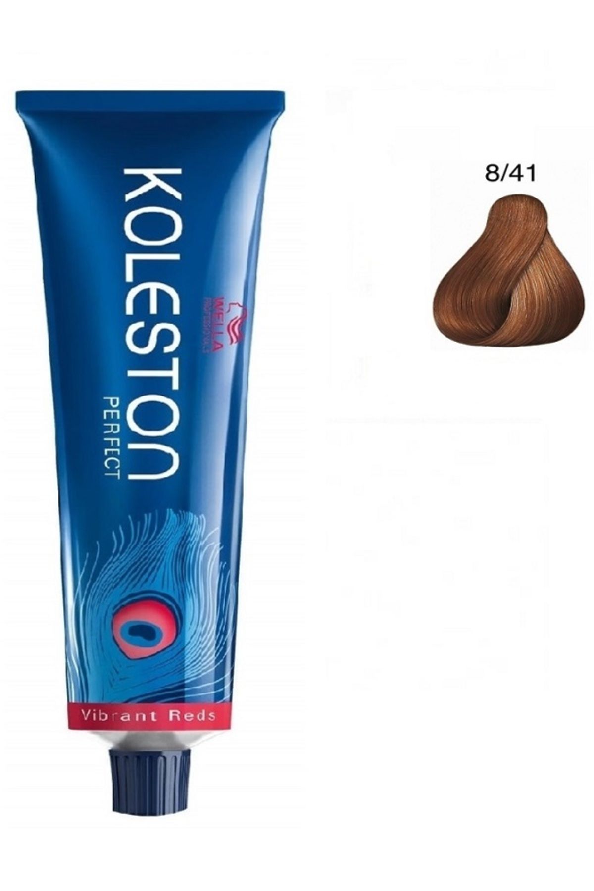 Wella Hair Dye Koleston Perfect 8.41 Açık Bakır Kül Sarı 60 ml Gkhair891