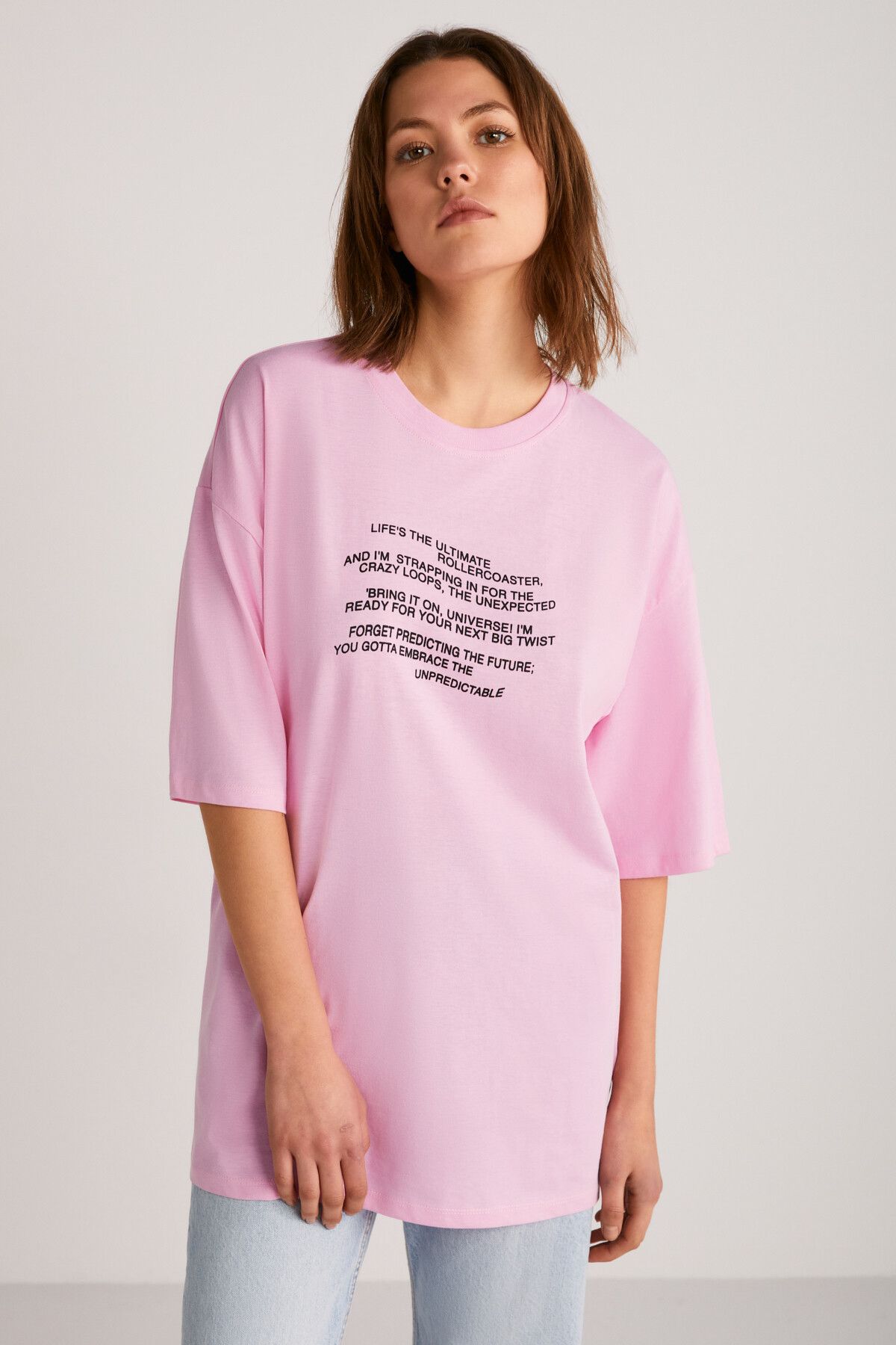 GRIMELANGE THESSA Kadın Pembe T-Shirt