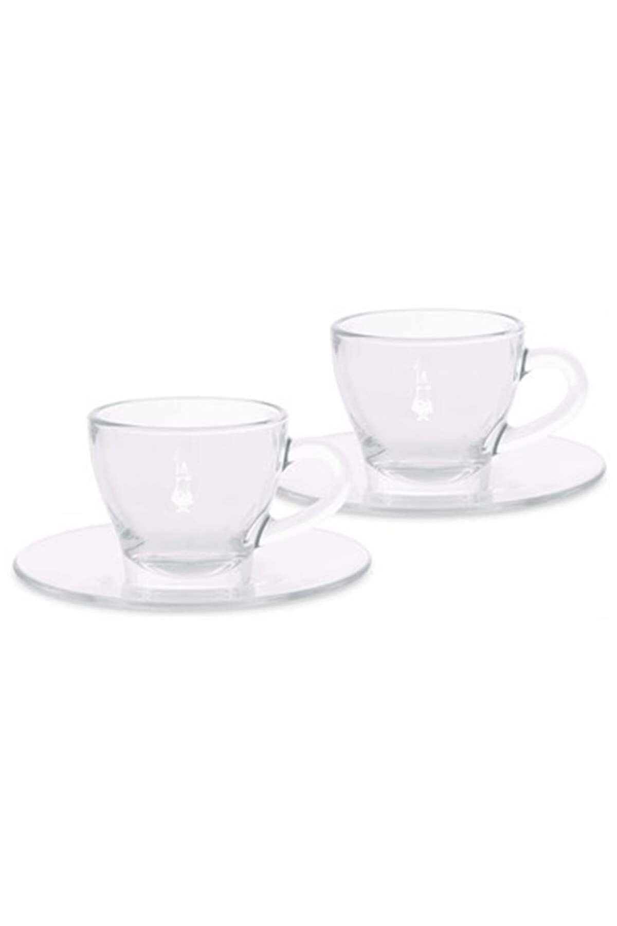 Bialetti Dcrast0007 Set 2 Cappuccıo Cups Glass