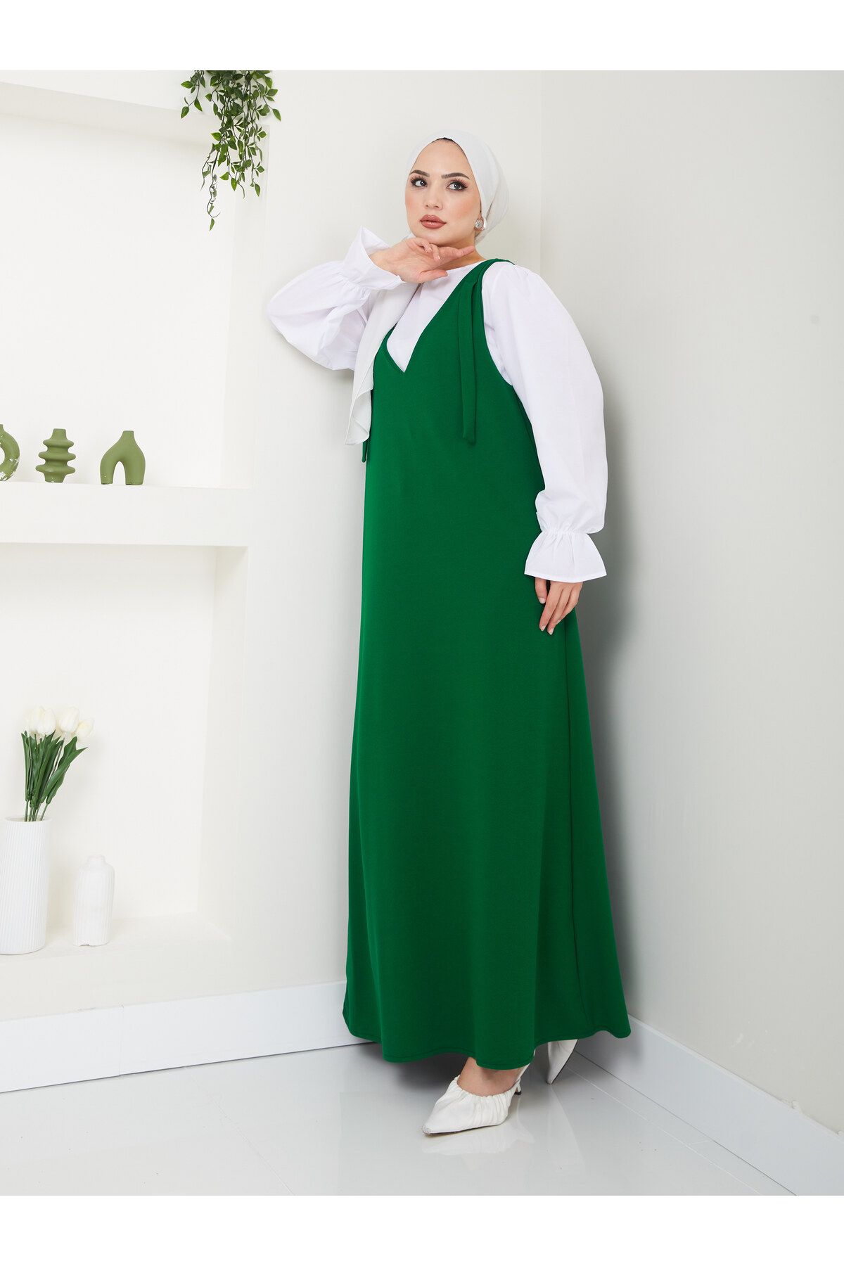 VOLT CLOTHİNG Kadın 2 Parça Gömlekli Takım Jile Elbise