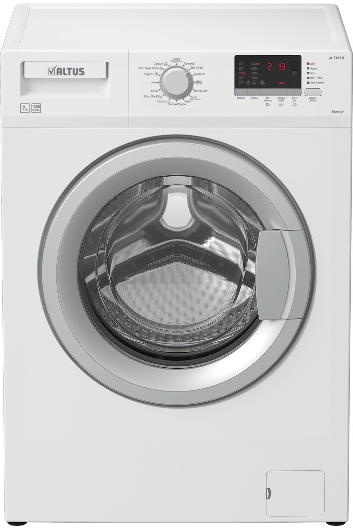 Altus Al 7103 d 7 kg 1000 devir beyaz çamaşır makinesi